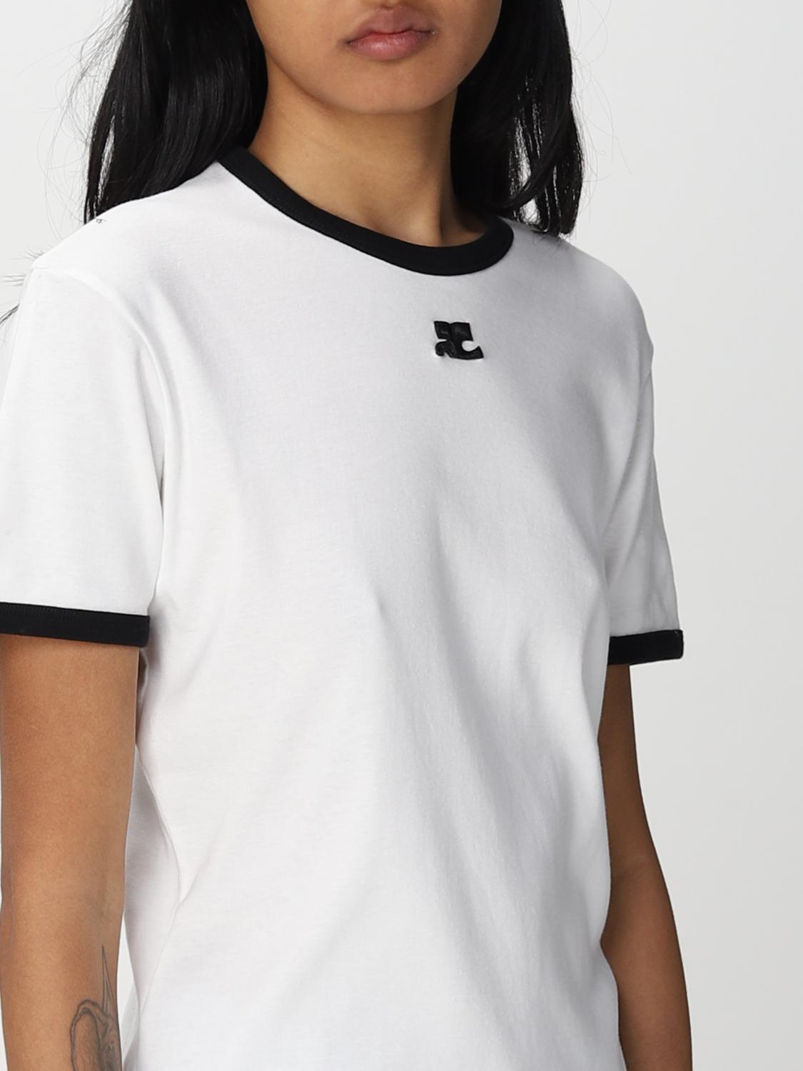 COURRÈGES CAMISETA: Camiseta mujer CourrÈges, Blanco - Img 5