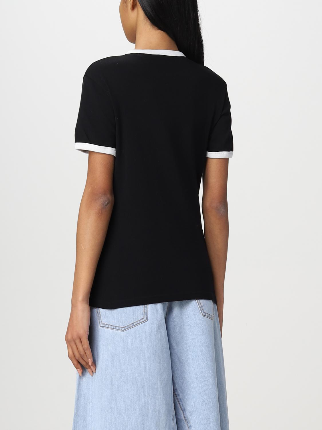 COURRÈGES T-SHIRTS: T-shirt Bumby Reedition Courrèges in cotone, Nero - Img 3