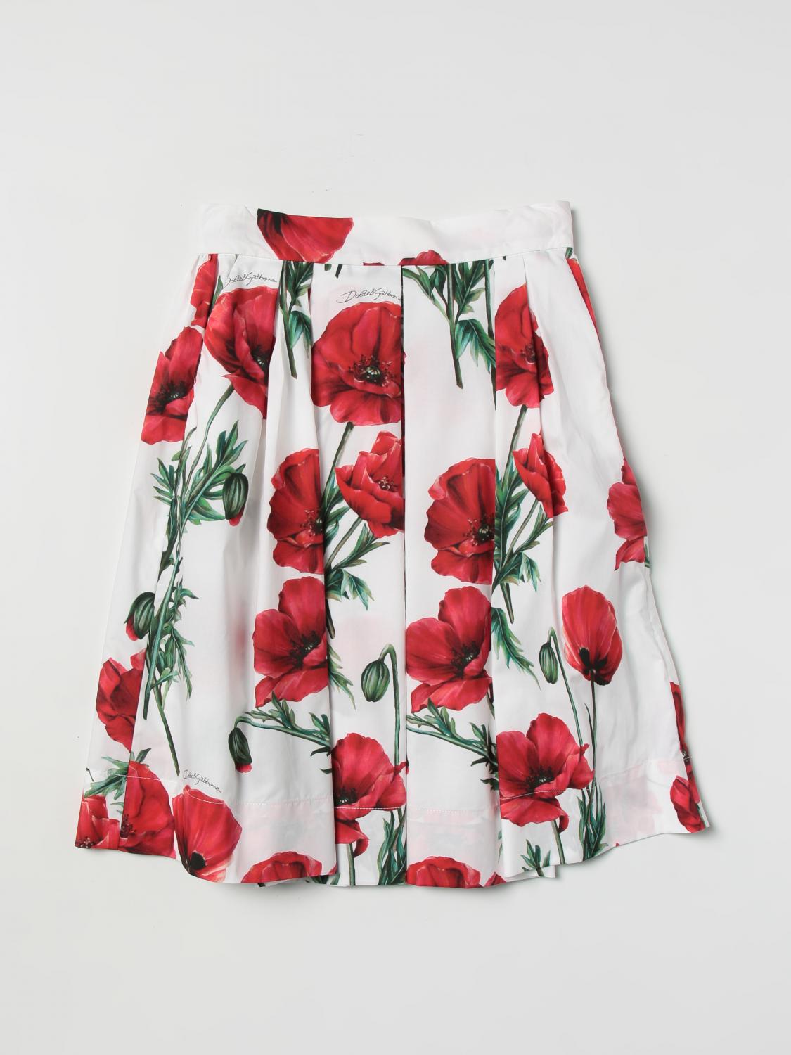 DOLCE & GABBANA FALDA: Falda niños Dolce & Gabbana, Blanco - Img 1