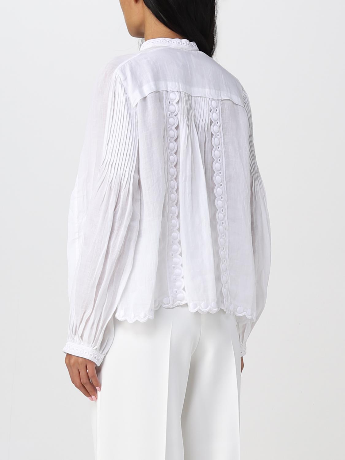 ISABEL MARANT CAMICIA: Camicia Isabel Marant in ramie, Bianco - Img 3