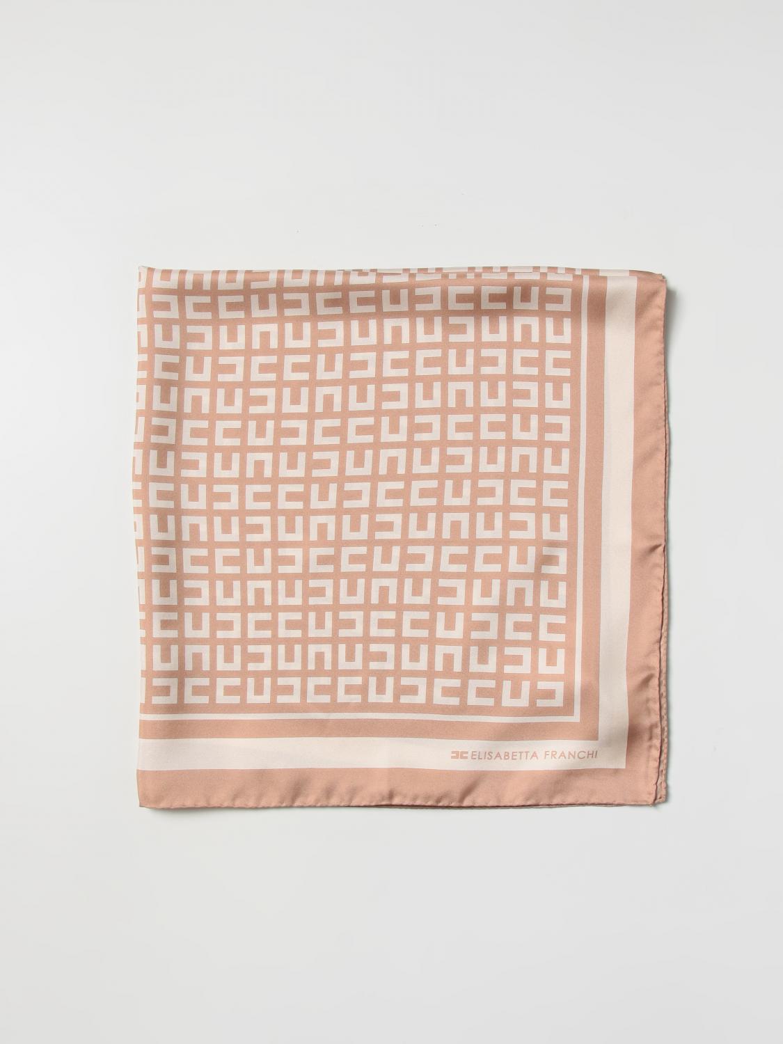 ELISABETTA FRANCHI SEIDENTUCH: Schal damen Elisabetta Franchi, Pink - Img 1