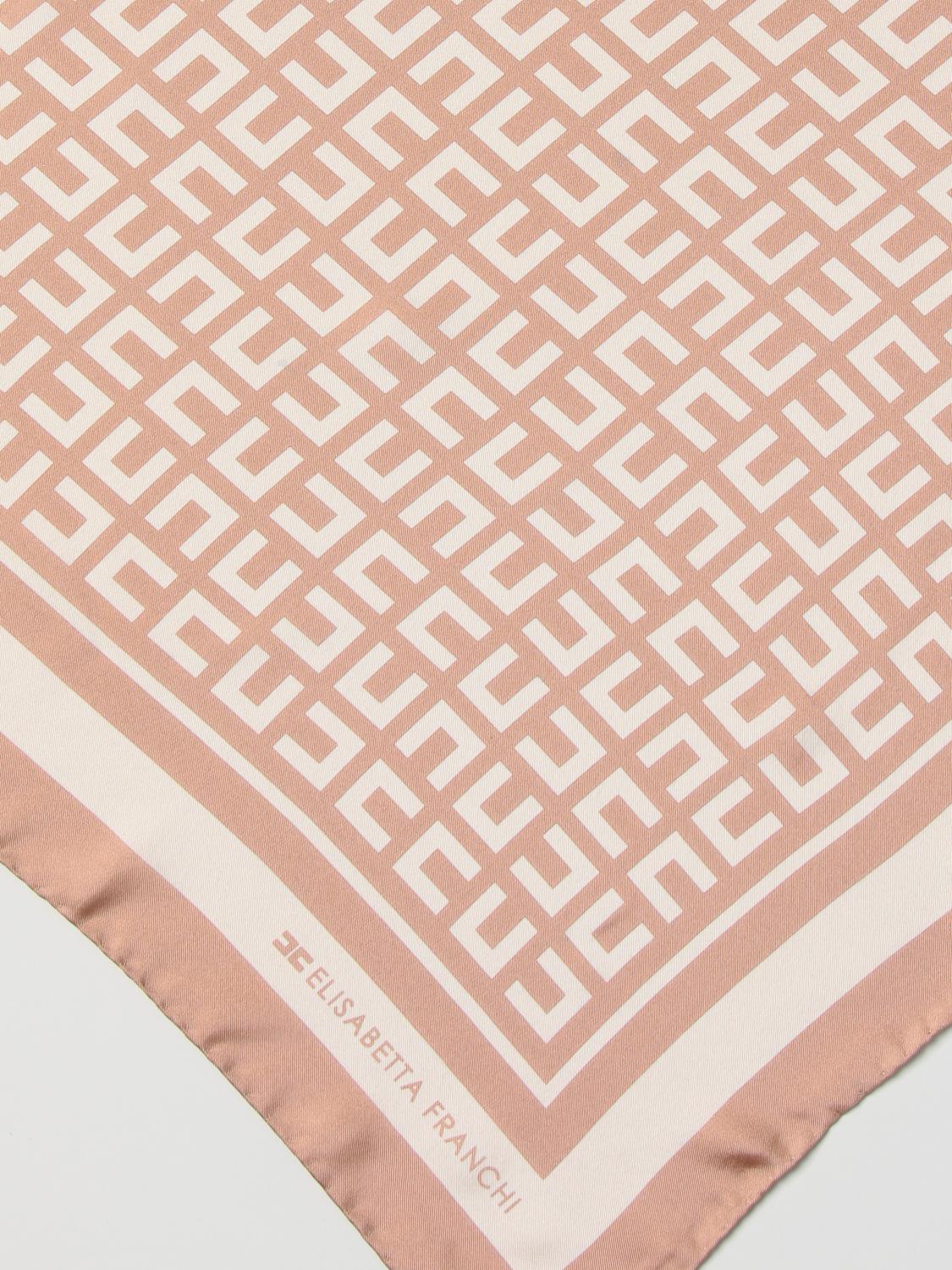 ELISABETTA FRANCHI SEIDENTUCH: Schal damen Elisabetta Franchi, Pink - Img 3