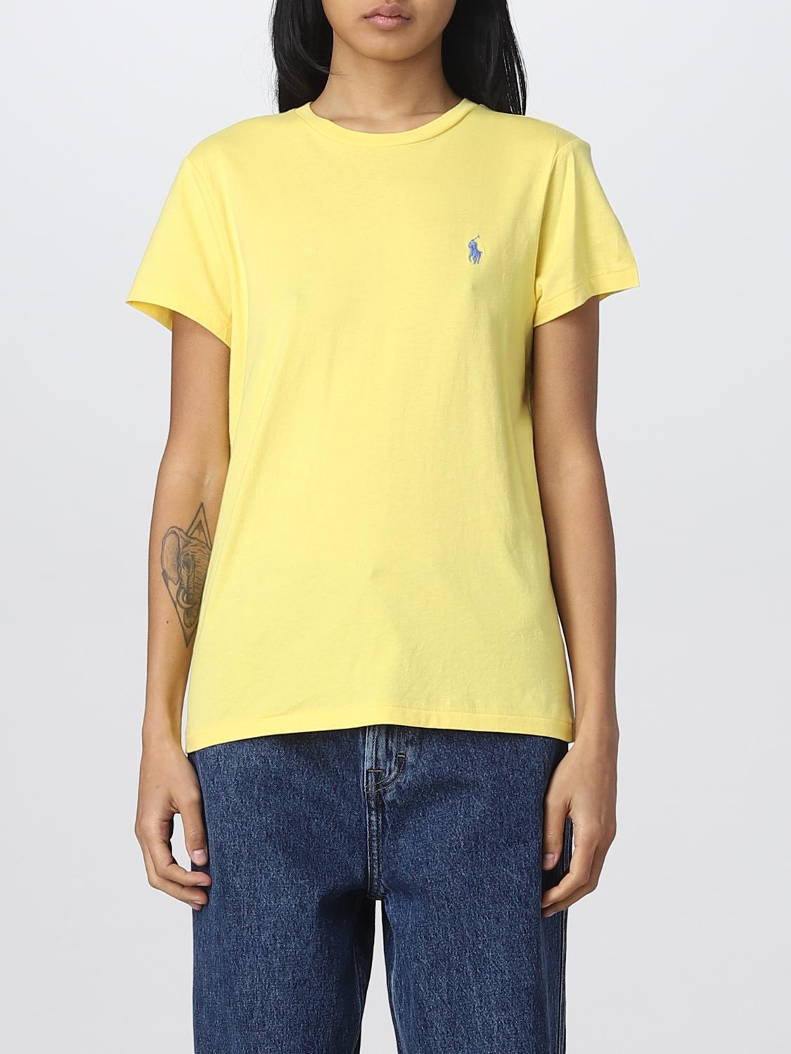 POLO RALPH LAUREN Polo femme Jaune T Shirt Polo Ralph Lauren 211898698 en ligne sur GIGLIO.COM