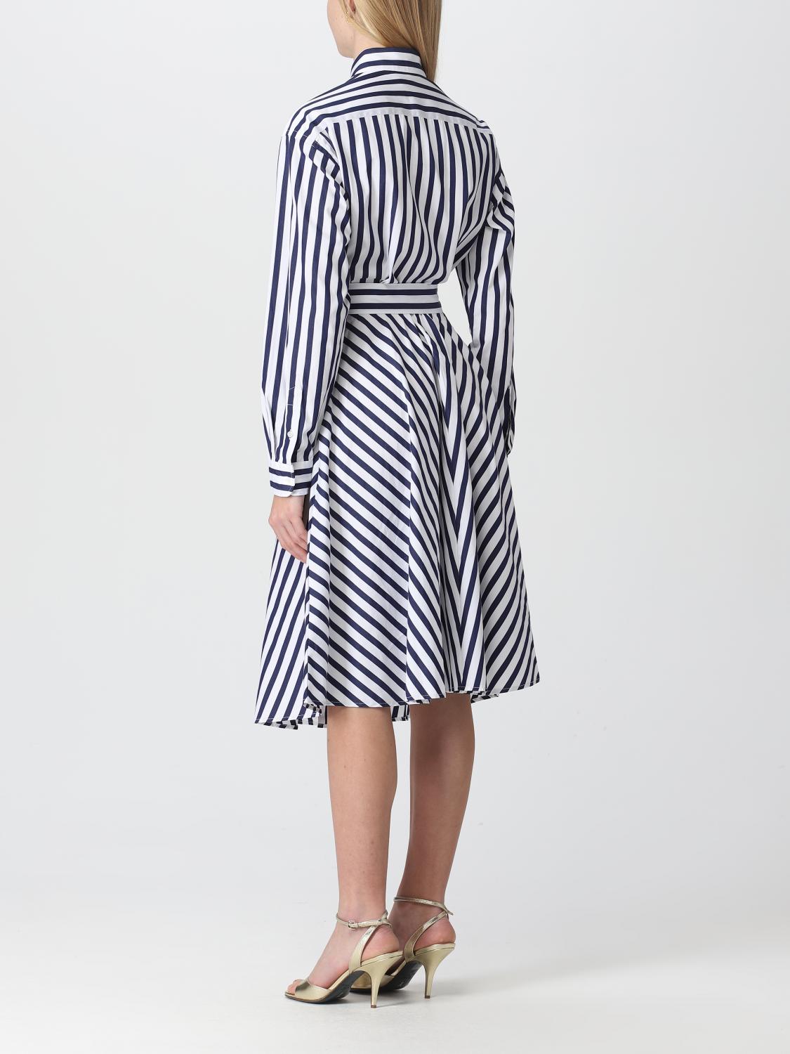 POLO RALPH LAUREN VESTIDO: Vestido camisero Polo Ralph Lauren de algodón, Azul Marino - Img 2