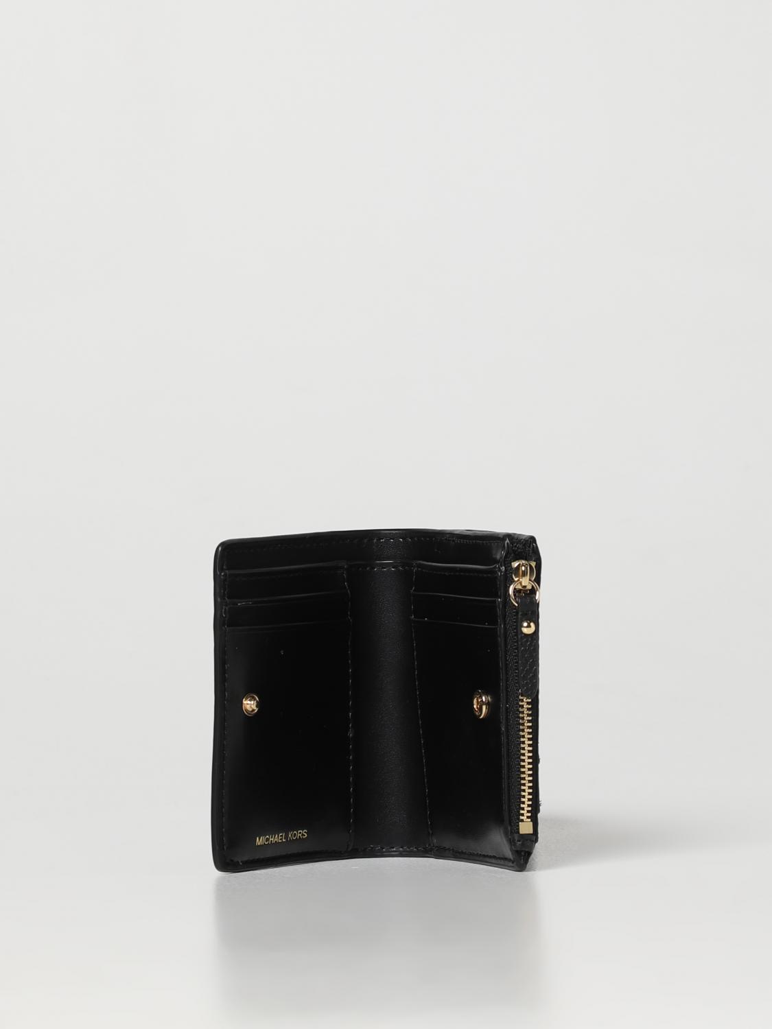 MICHAEL KORS WALLET: Michael Kors wallet in grained leather, Black - Img 2