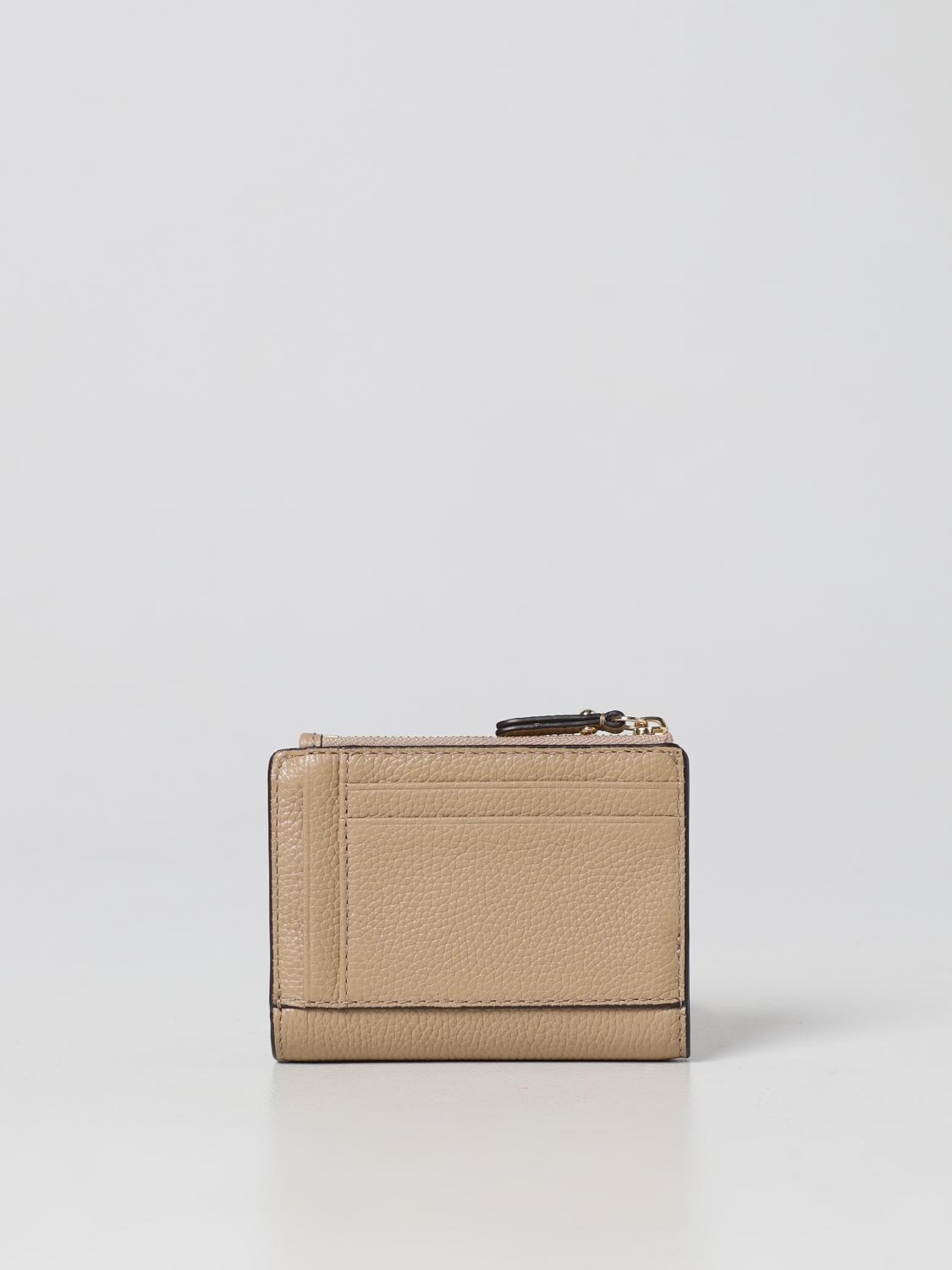 MICHAEL KORS WALLET: Michael Kors wallet in grained leather, Brown - Img 3