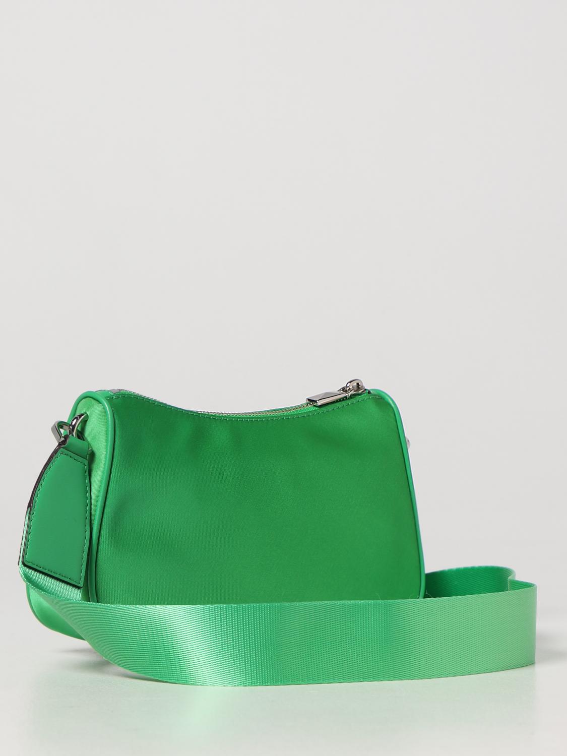 MICHAEL KORS BORSA MINI: Borsa Michael Kors in nylon con custodia amovibile per Airpods Pro®, Verde - Img 2