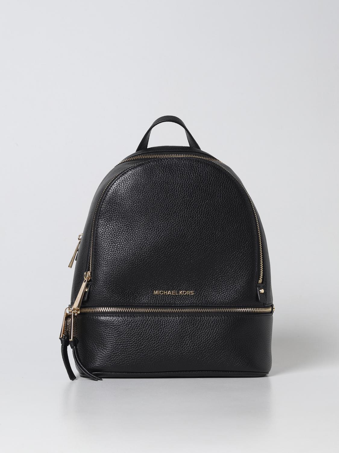 MICHAEL MICHAEL KORS: Rhea Medium Backpack - Black | Michael Michael Kors  backpack 30S5GEZB1L online at GIGLIO.COM