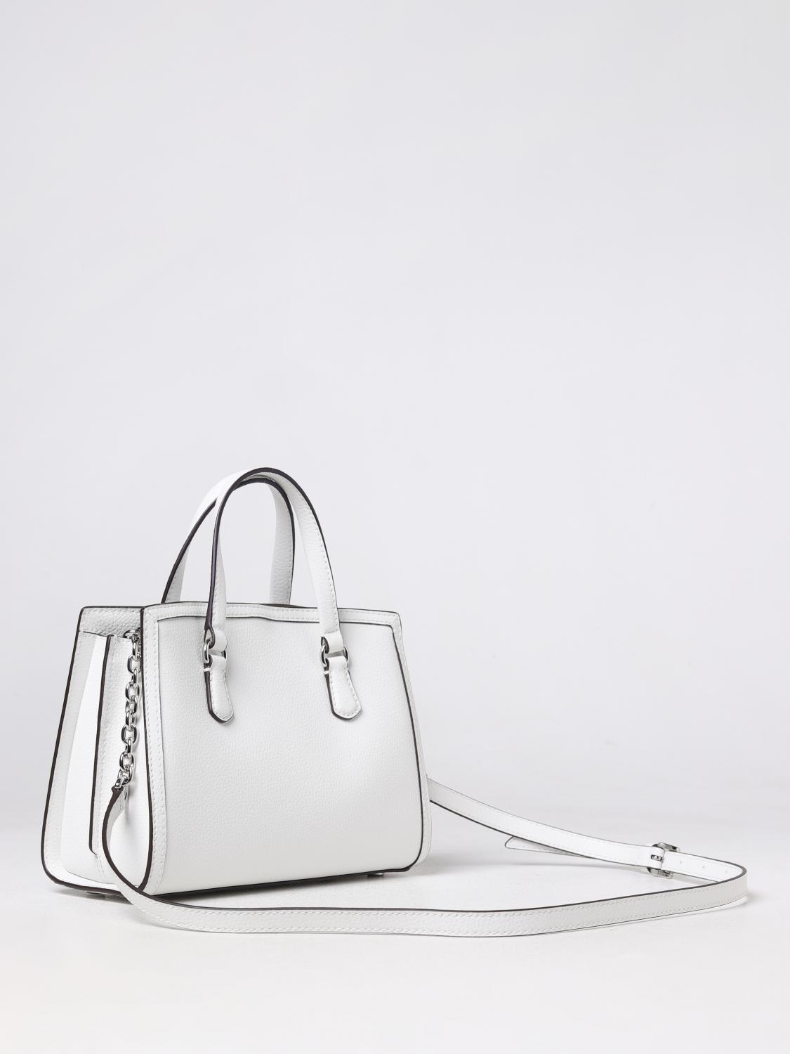 MICHAEL KORS BORSA A MANO: Borsa Michael Kors in pelle a grana, Bianco - Img 2