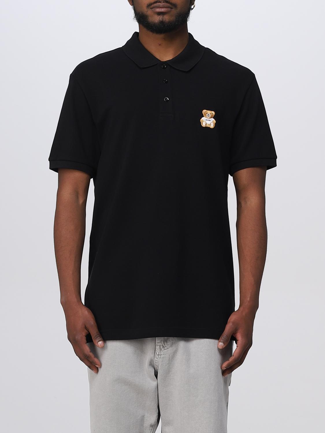 MOSCHINO COUTURE POLO SHIRT: T-shirt men Moschino Couture, Black - Img 1