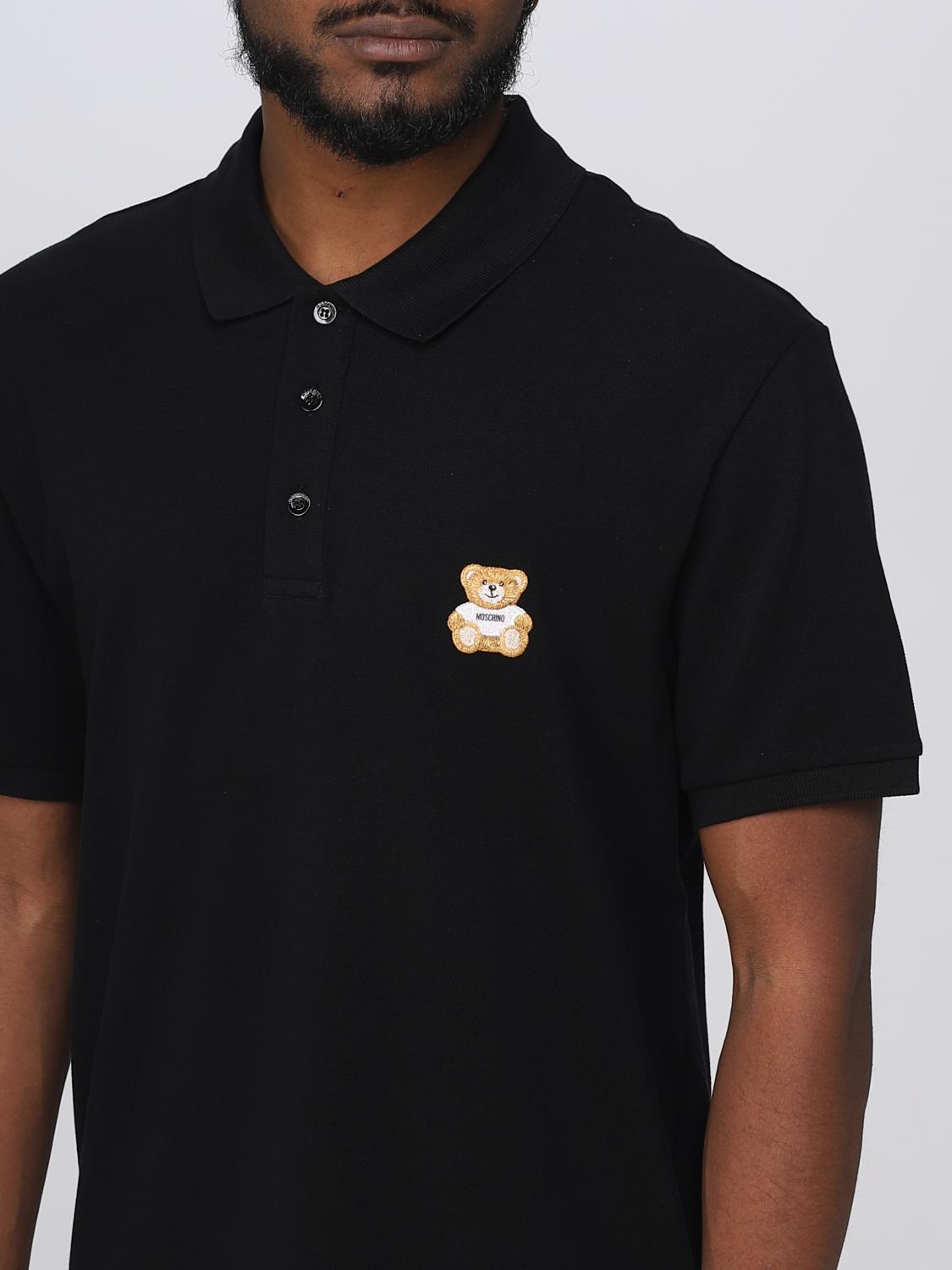 MOSCHINO COUTURE POLO SHIRT: T-shirt men Moschino Couture, Black - Img 4