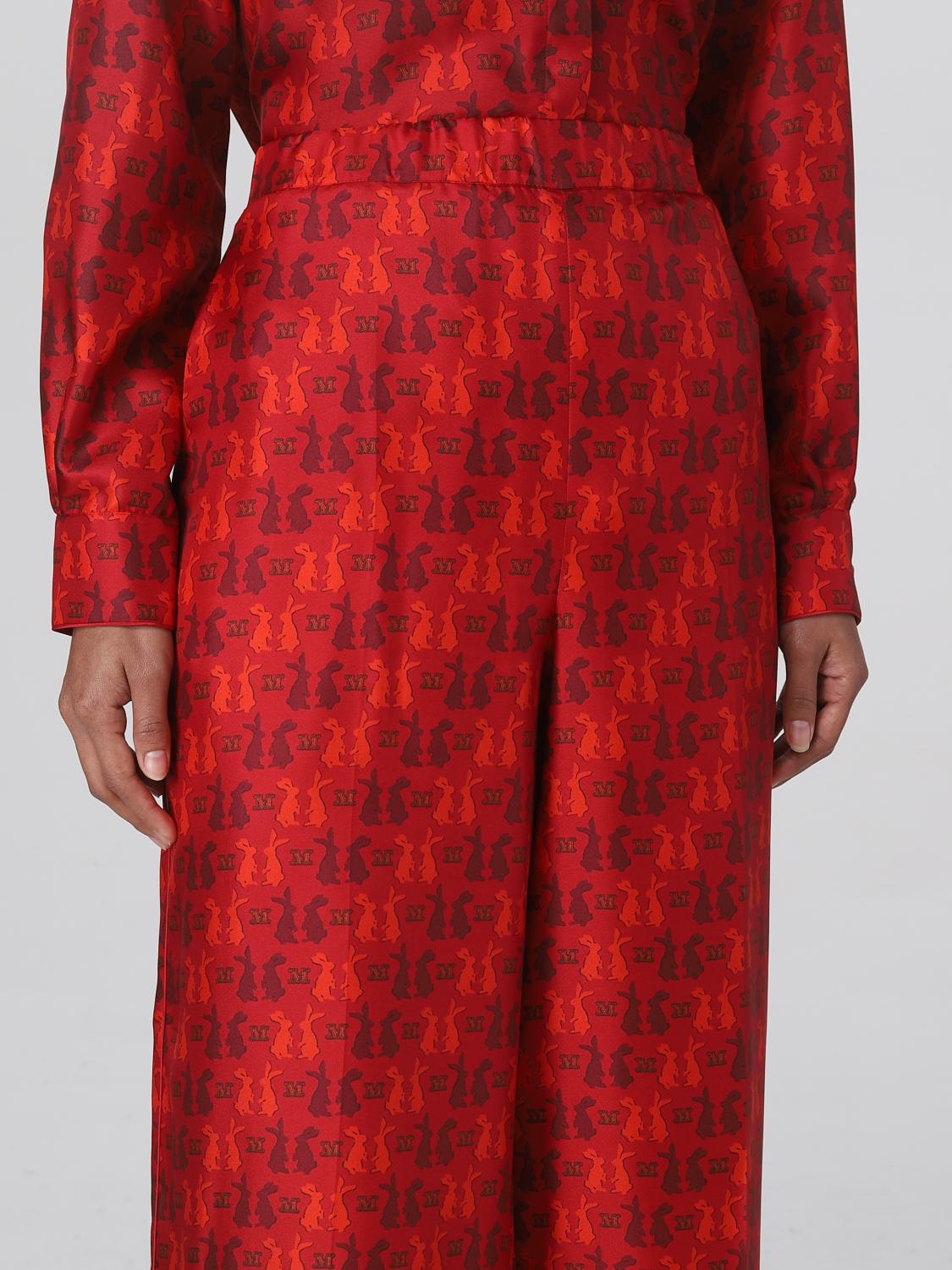 Max Mara silk pants - Red | ANVERSA | GIGLIO.COM