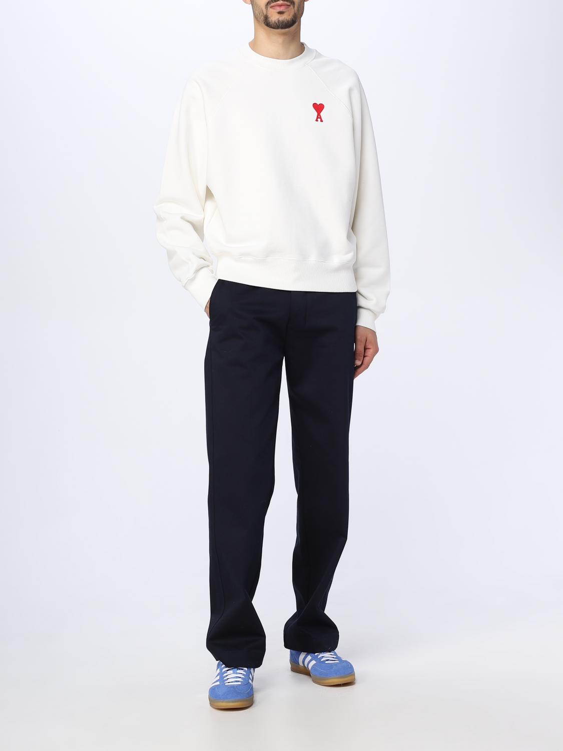 AMI PARIS SWEATSHIRT: Sweatshirt woman Ami Paris, White - Img 2