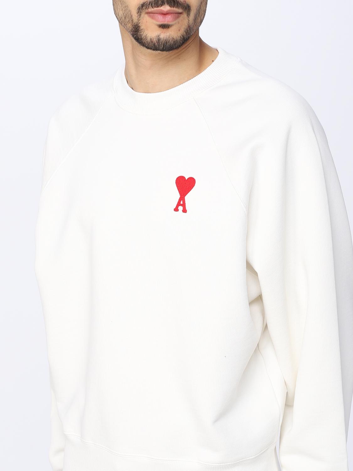 AMI PARIS SWEATSHIRT: Sweatshirt woman Ami Paris, White - Img 4
