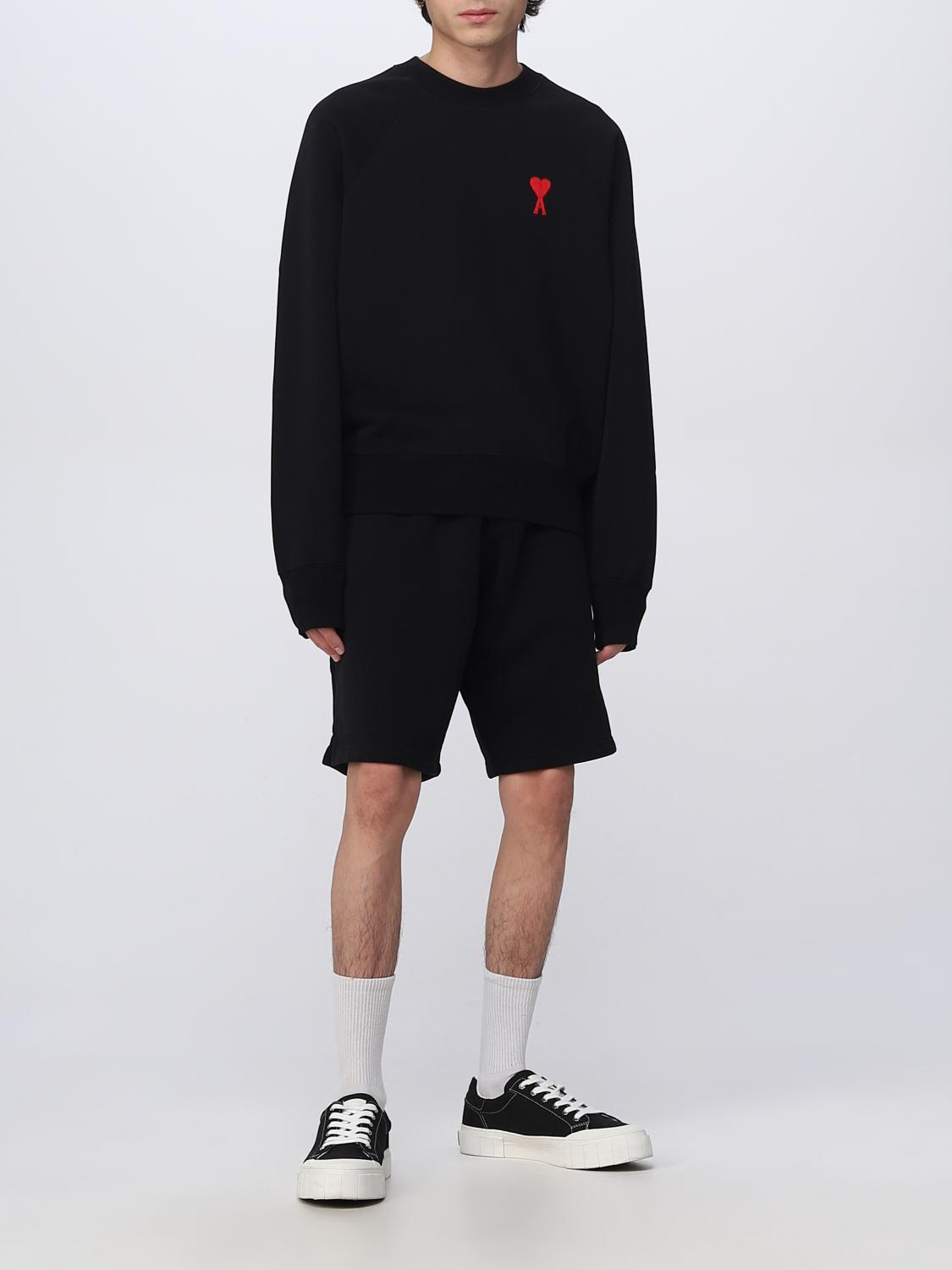 AMI PARIS SWEATSHIRT: Sweatshirt woman Ami Paris, Black - Img 2