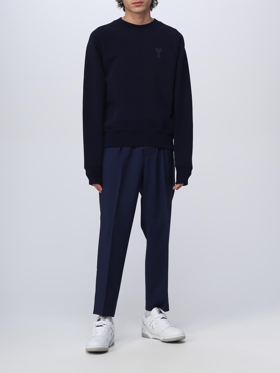 AMI PARIS SWEATSHIRT: Sweatshirt woman Ami Paris, Blue - Img 2