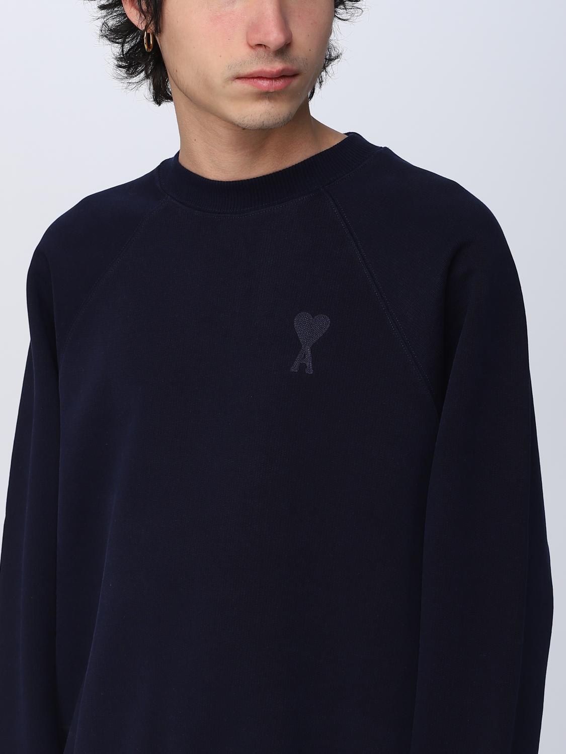AMI PARIS SWEATSHIRT: Sweatshirt woman Ami Paris, Blue - Img 4