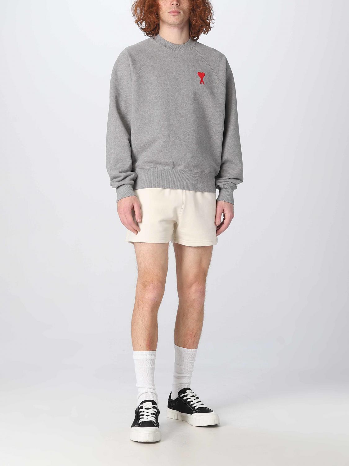 AMI PARIS SWEATSHIRT: Sweatshirt woman Ami Paris, Grey - Img 2