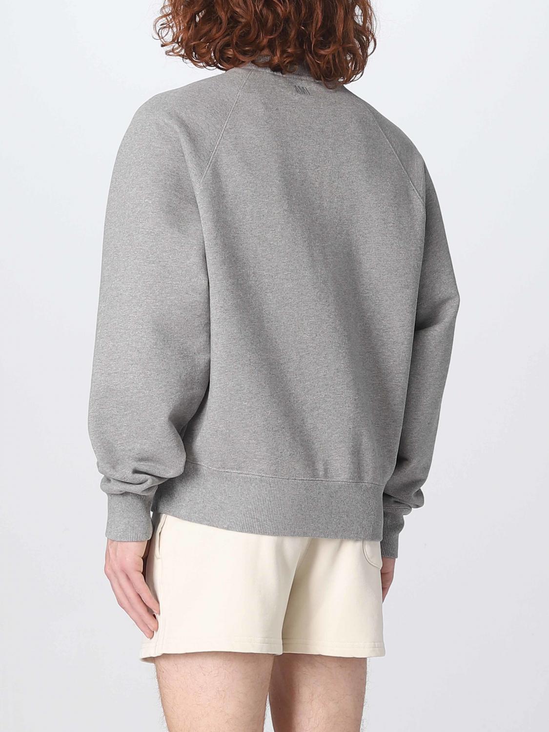 AMI PARIS SWEATSHIRT: Sweatshirt woman Ami Paris, Grey - Img 3
