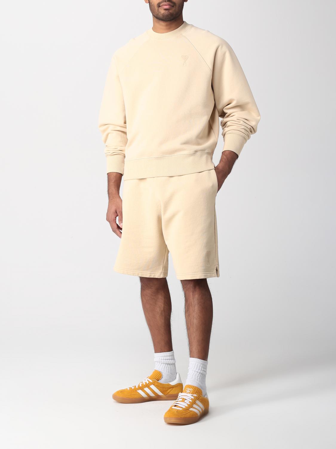 AMI PARIS SWEATSHIRT: Sweatshirt woman Ami Paris, Cream - Img 2