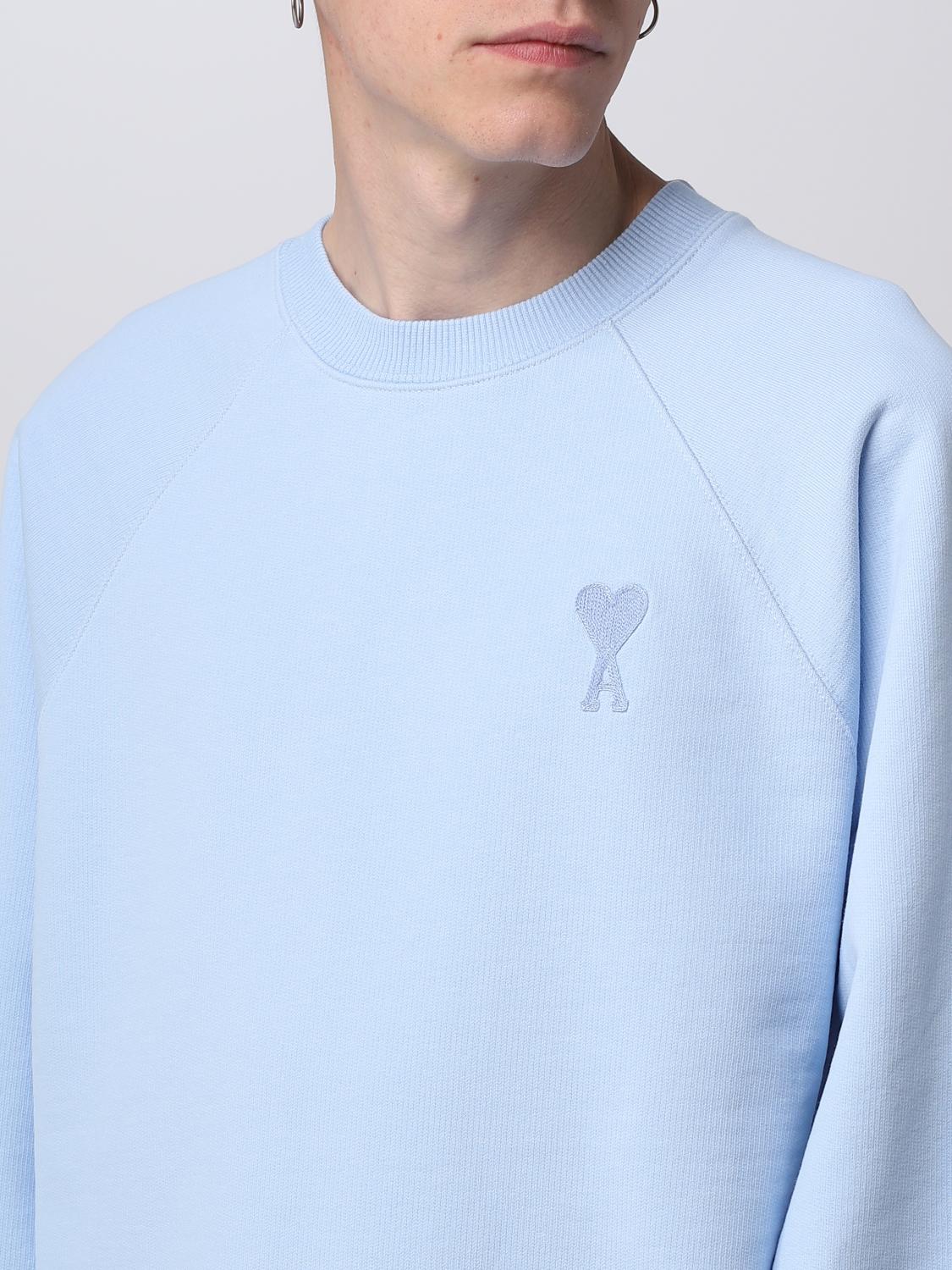 AMI PARIS SWEATSHIRT: Sweatshirt woman Ami Paris, Blue 1 - Img 3