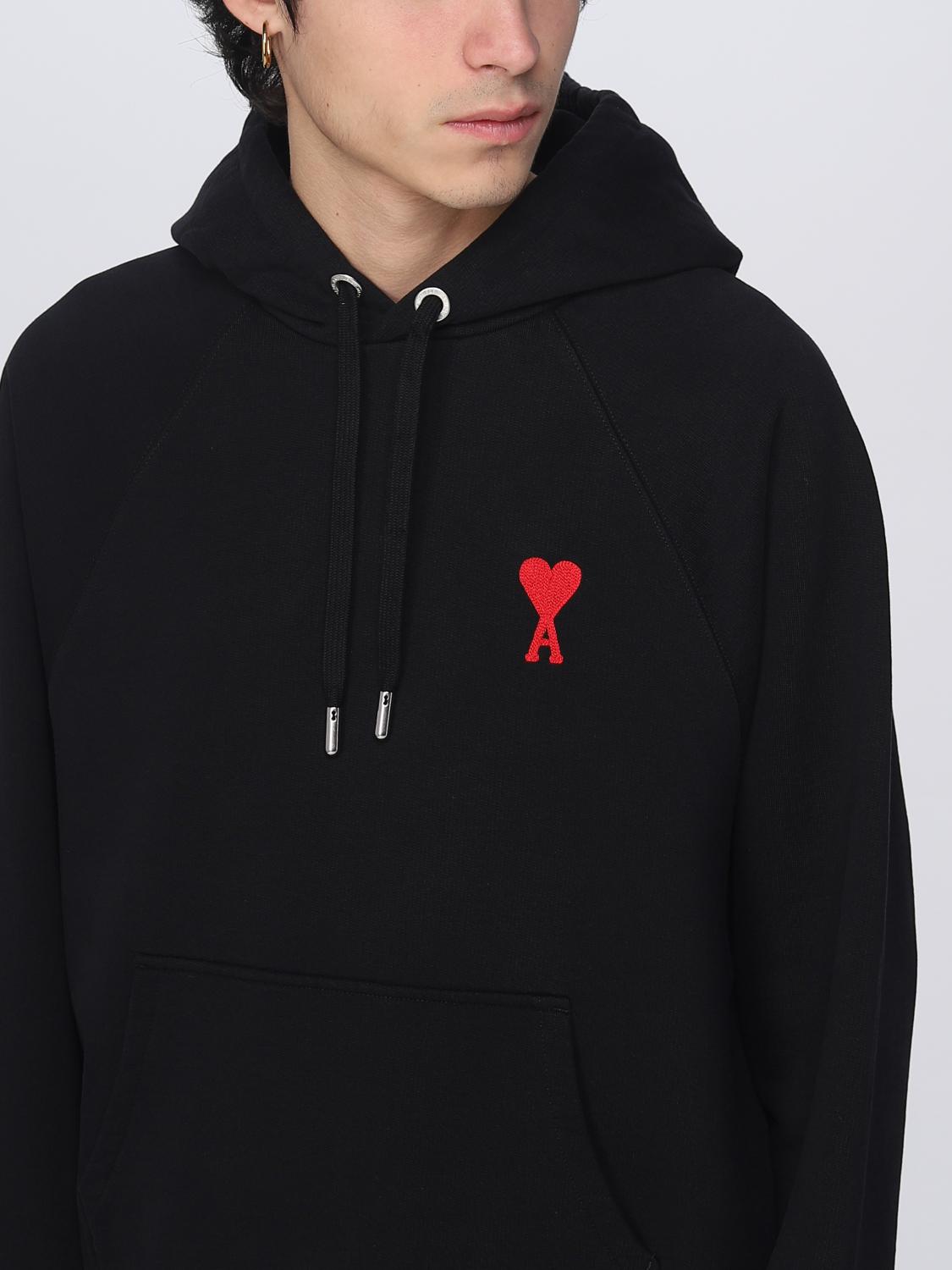 AMI PARIS SUDADERA: Sudadera hombre Ami Paris, Negro - Img 4