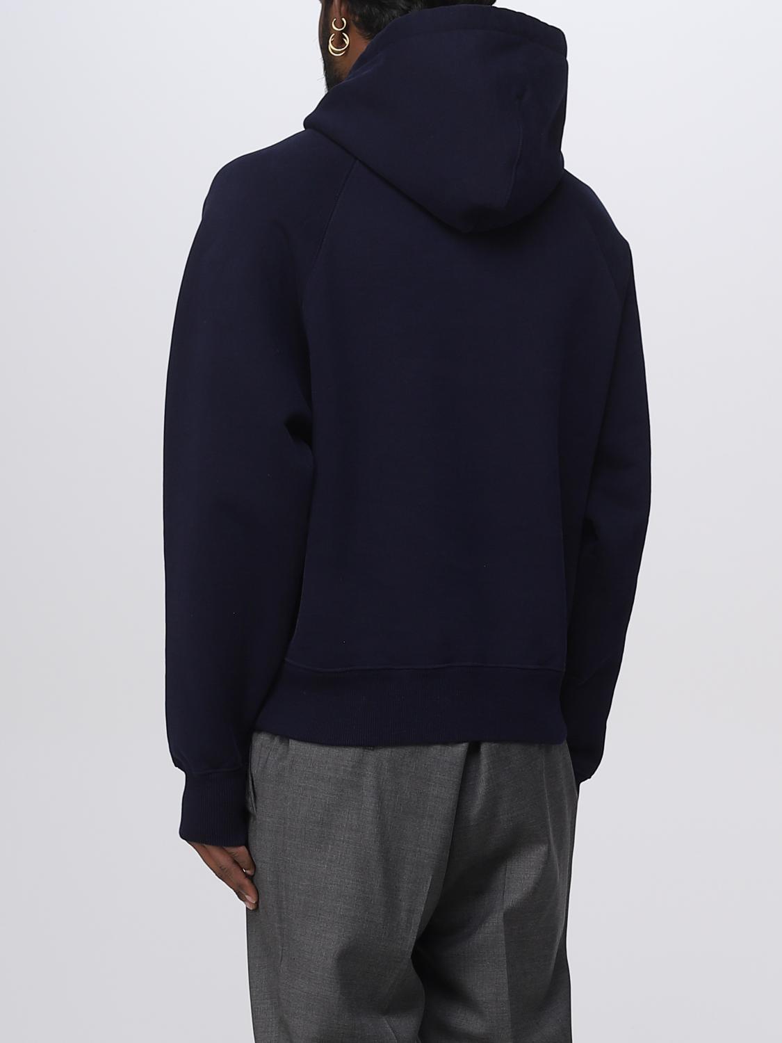 AMI PARIS SUDADERA: Sudadera hombre Ami Paris, Azul Oscuro - Img 3