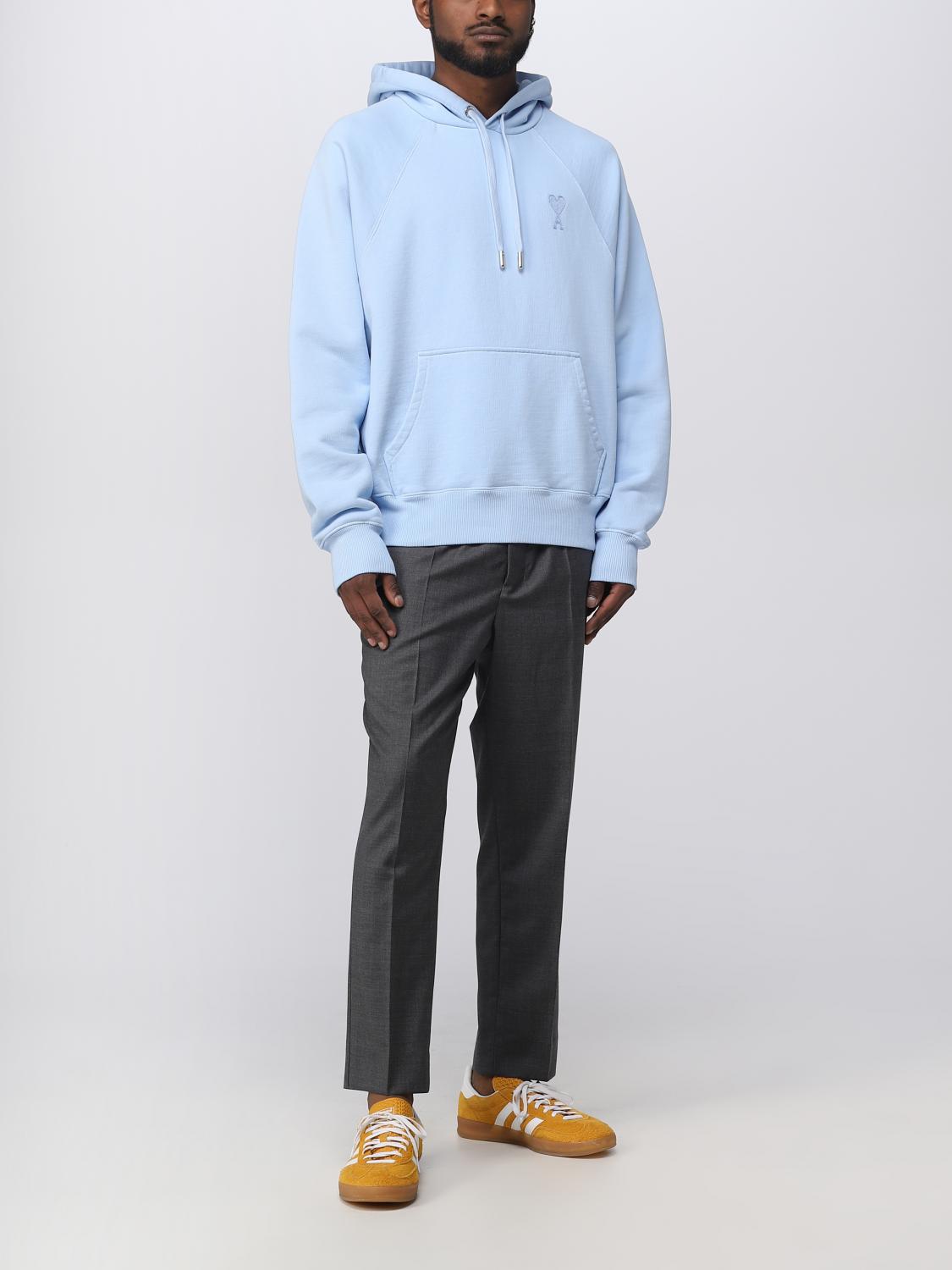 AMI PARIS SUDADERA: Sudadera hombre Ami Paris, Azul Oscuro 1 - Img 2