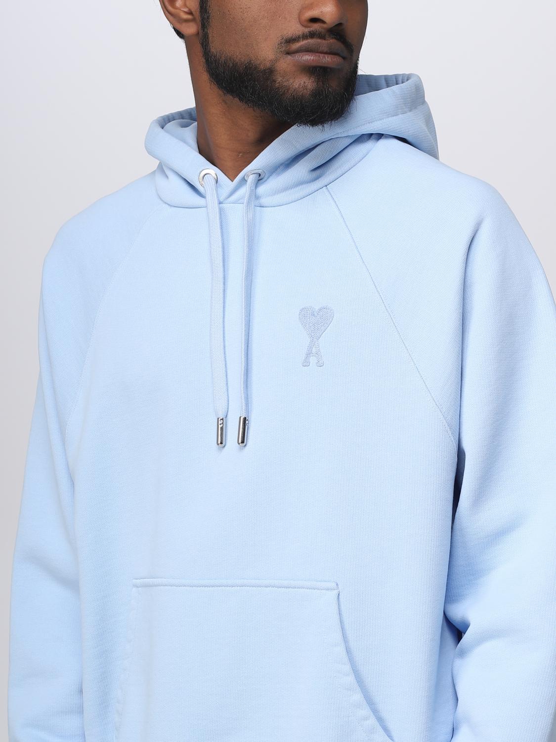 AMI PARIS SUDADERA: Sudadera hombre Ami Paris, Azul Oscuro 1 - Img 4