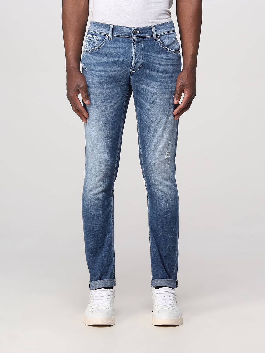 DONDUP JEANS: Jeans Dondup in denim, Denim - Img 1
