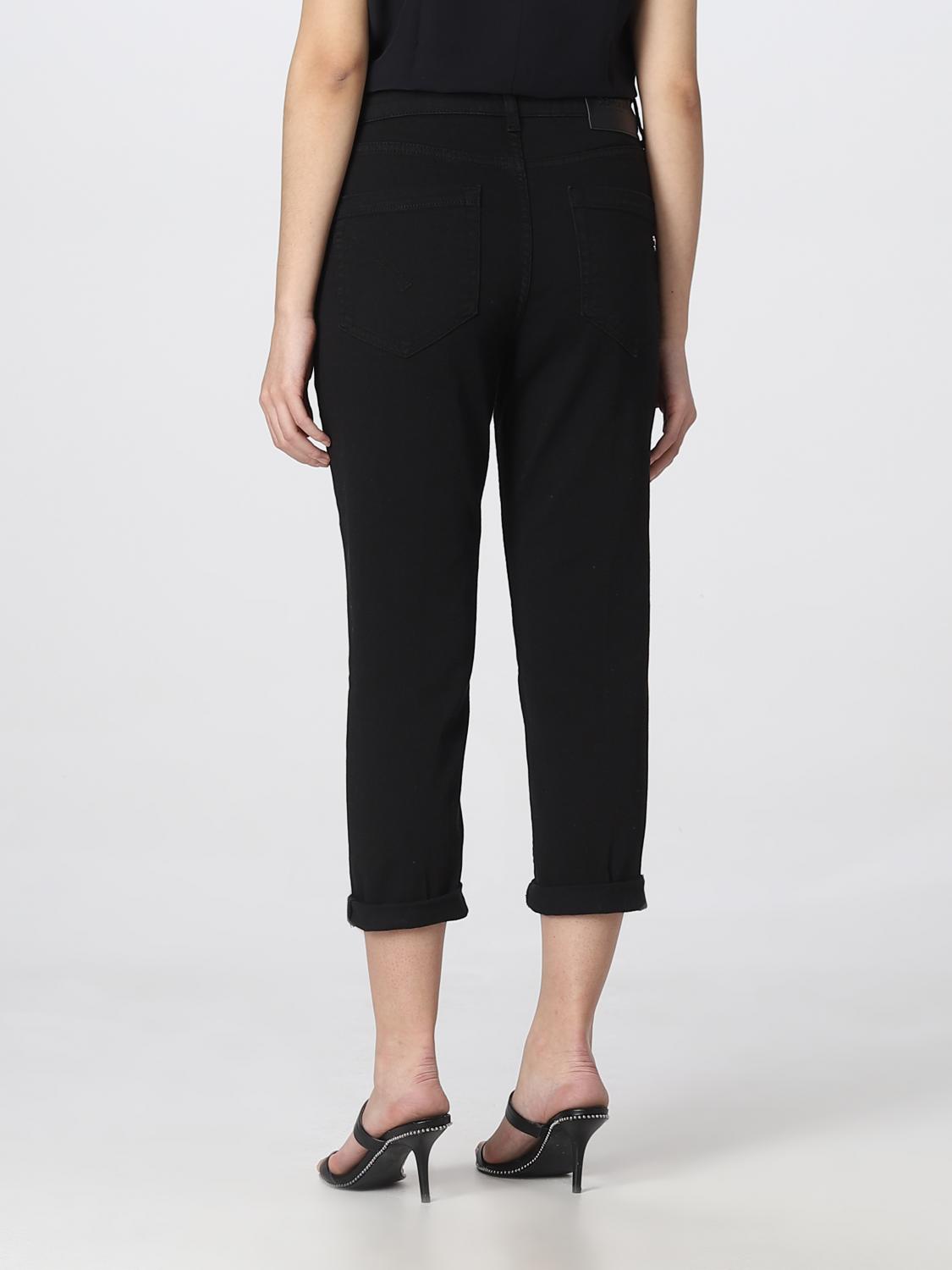 DONDUP JEANS: Jeans Dondup in denim, Nero - Img 2