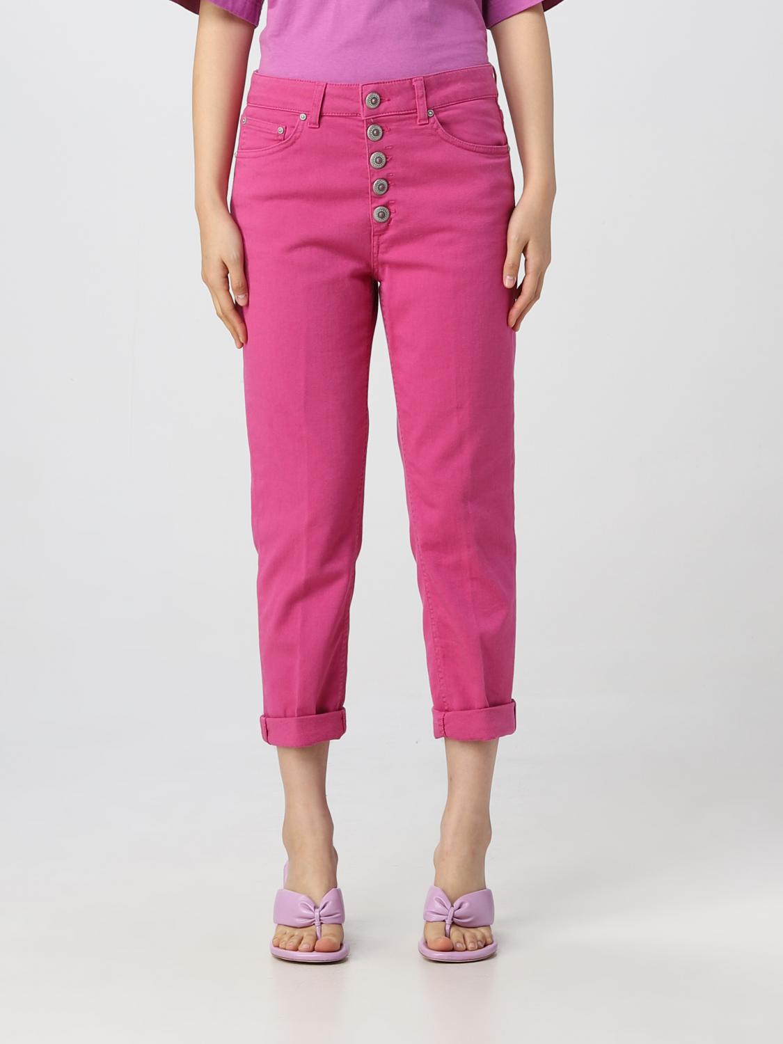 DONDUP JEANS: Jeans Dondup in denim, Fuxia - Img 1