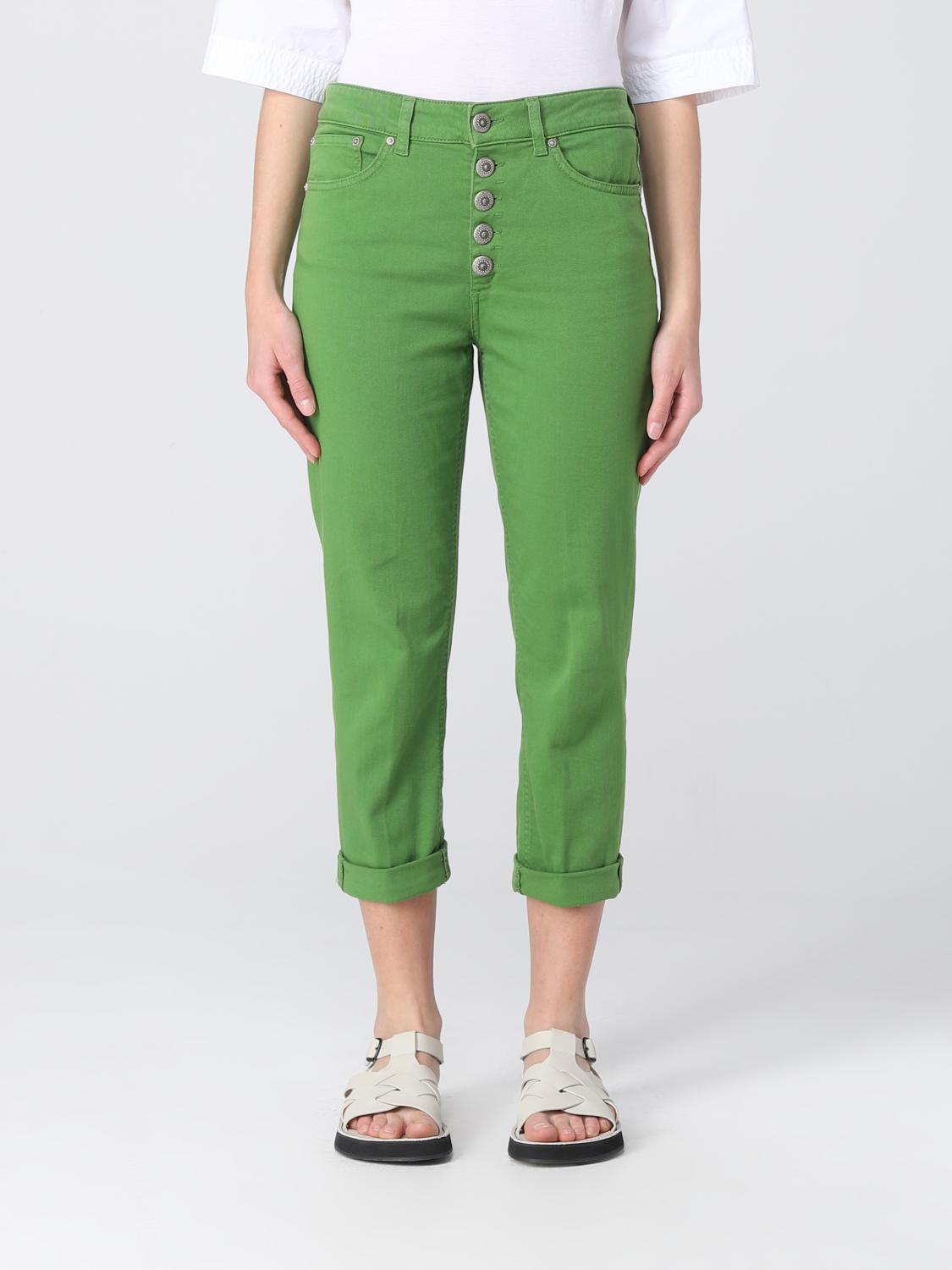 DONDUP JEANS: Jeans Dondup in denim, Verde - Img 1