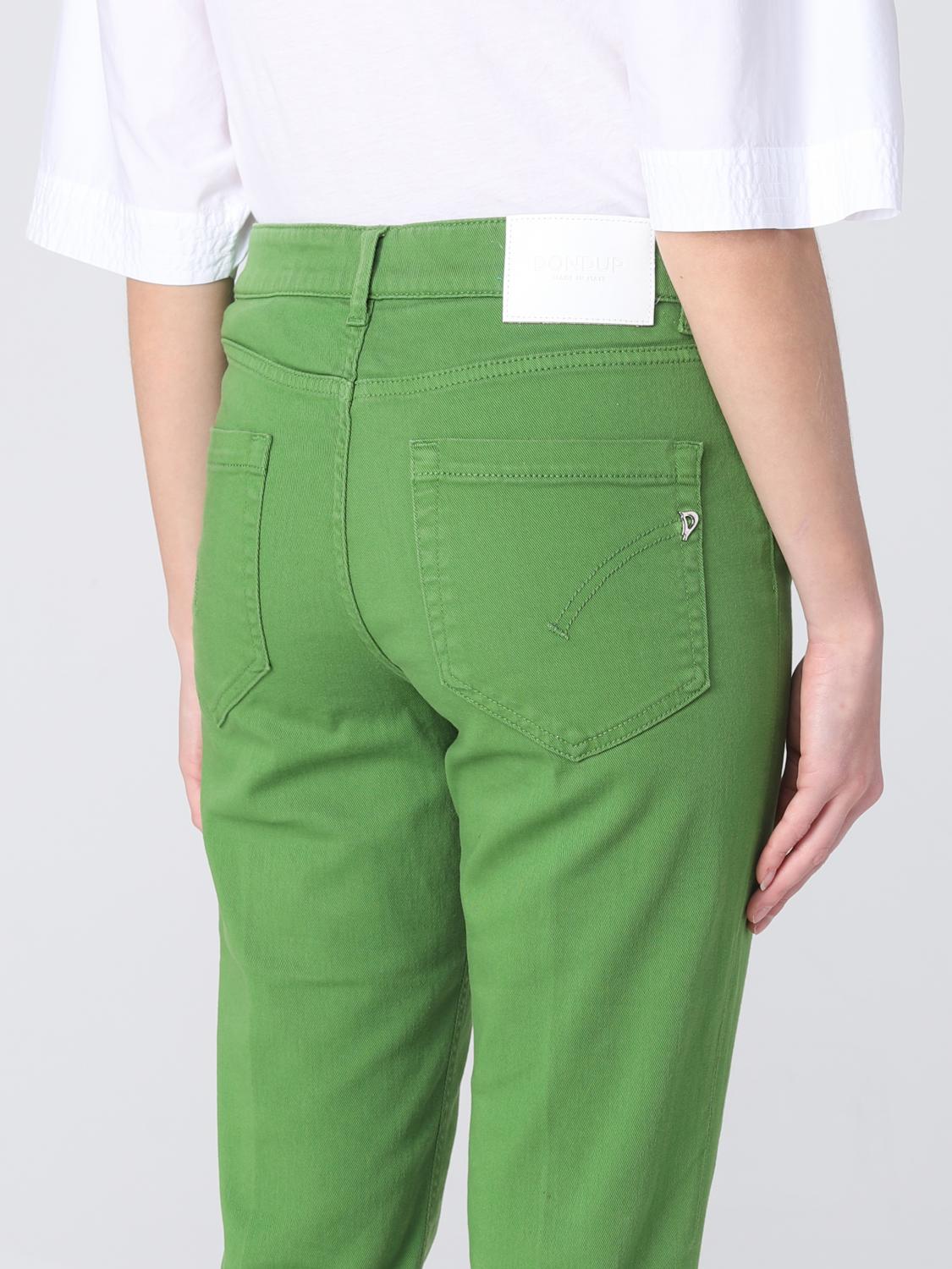 DONDUP JEANS: Jeans Dondup in denim, Verde - Img 3