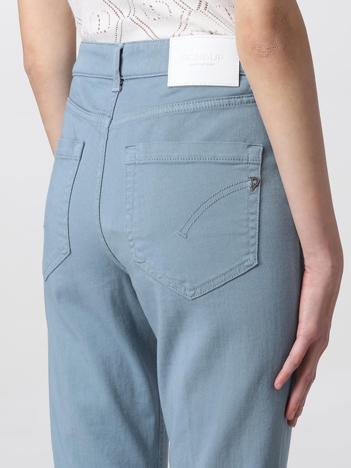 DONDUP JEANS: Jeans Dondup in denim, Celeste - Img 3
