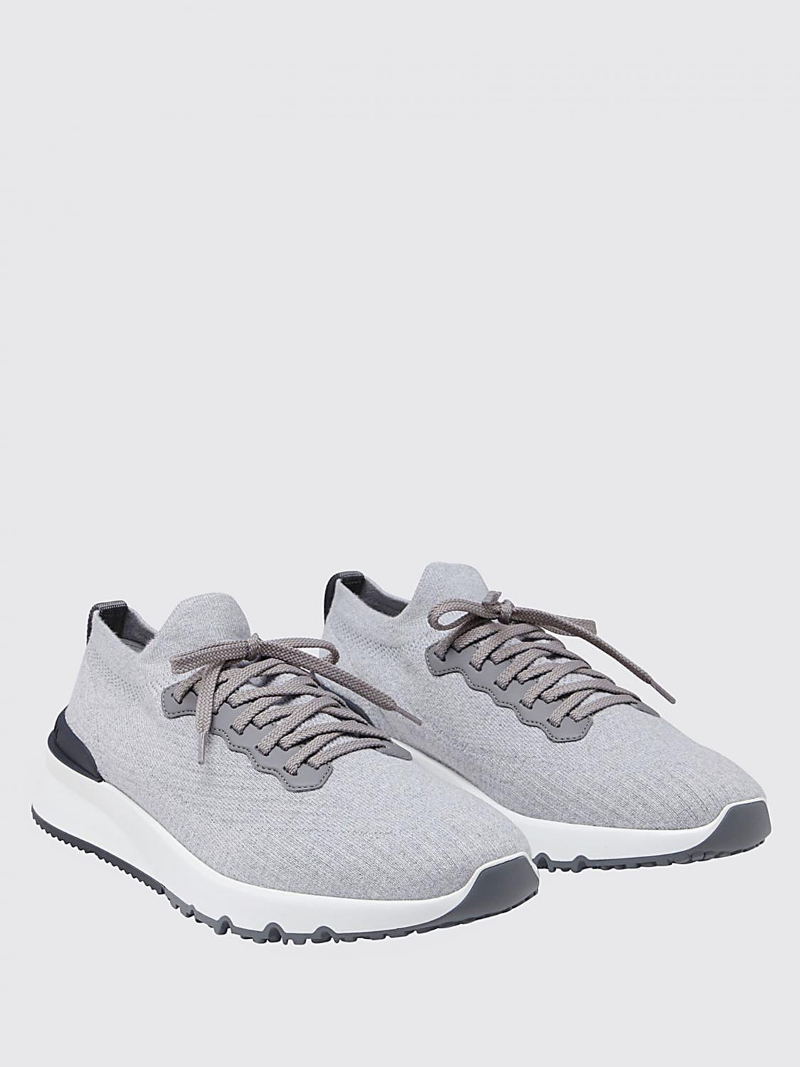 BRUNELLO CUCINELLI SNEAKERS: Sneakers herren Brunello Cucinelli, Grau - Img 2