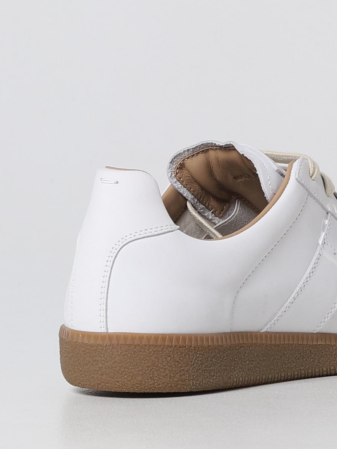MAISON MARGIELA SNEAKERS: Sneakers Replica Maison Margiela in nabuk, Bianco - Img 3
