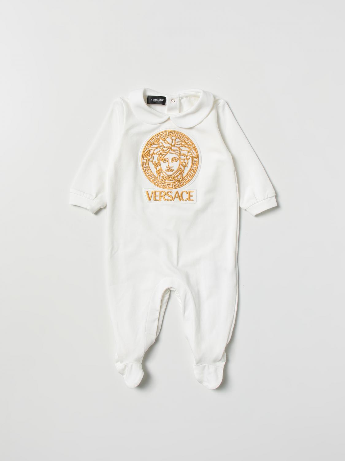 VERSACE MONO: Mamelucos niños Versace Young, Blanco - Img 1