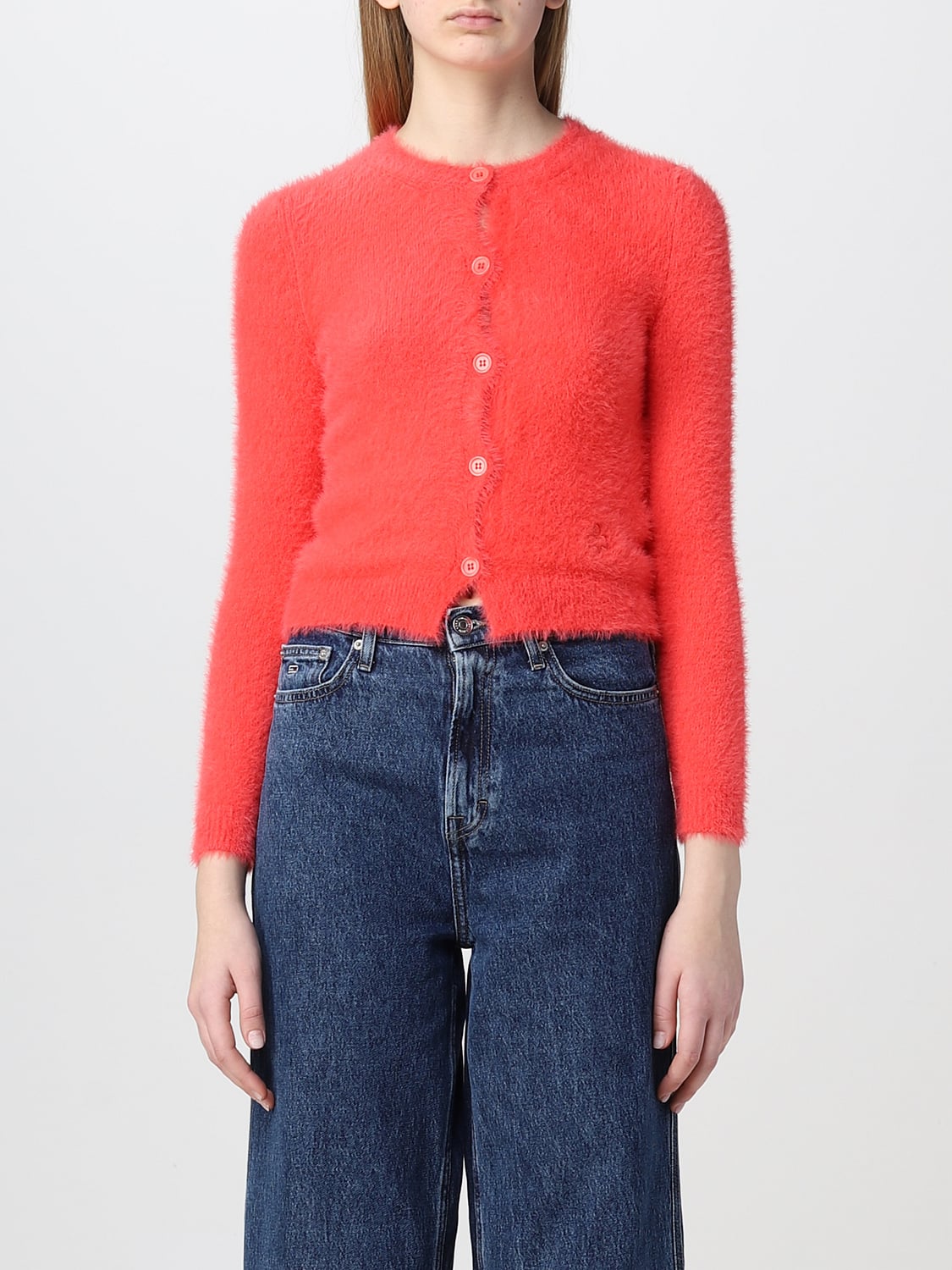 Cardigan Isabel Marant Etoile En Coton écru - Col Rond, Fermeture Cravate, Taille UK 14, Occasion Très Bon état