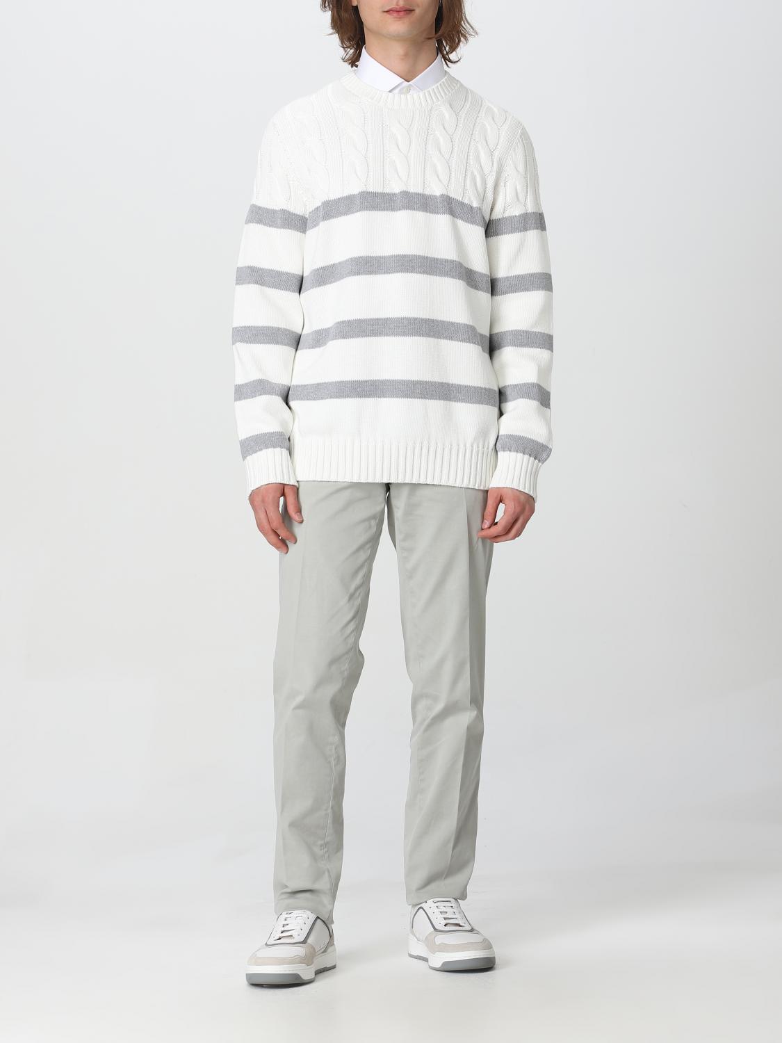 BRUNELLO CUCINELLI PULLOVER: Pullover herren Brunello Cucinelli, Grau - Img 2