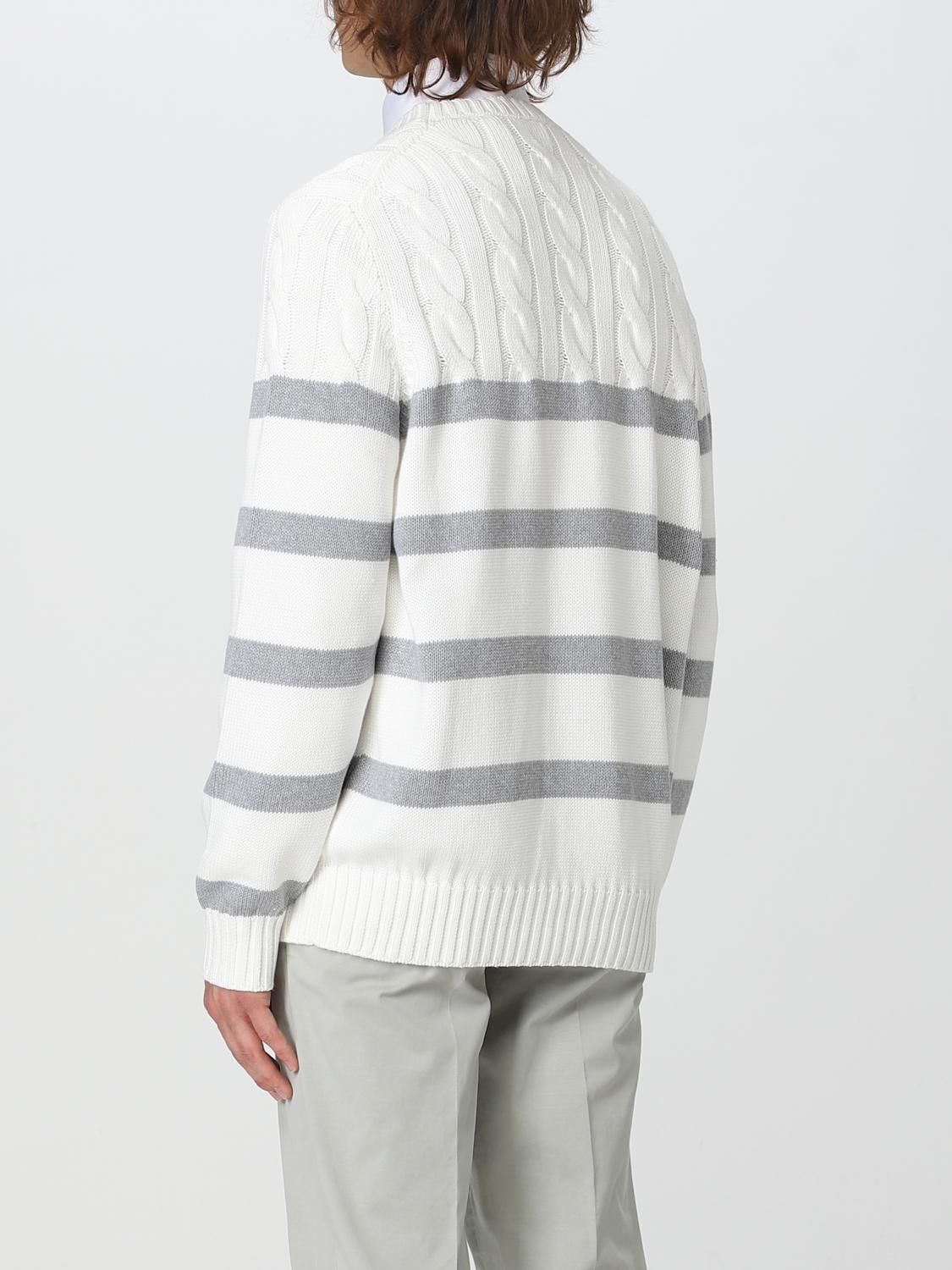 BRUNELLO CUCINELLI PULLOVER: Pullover herren Brunello Cucinelli, Grau - Img 3