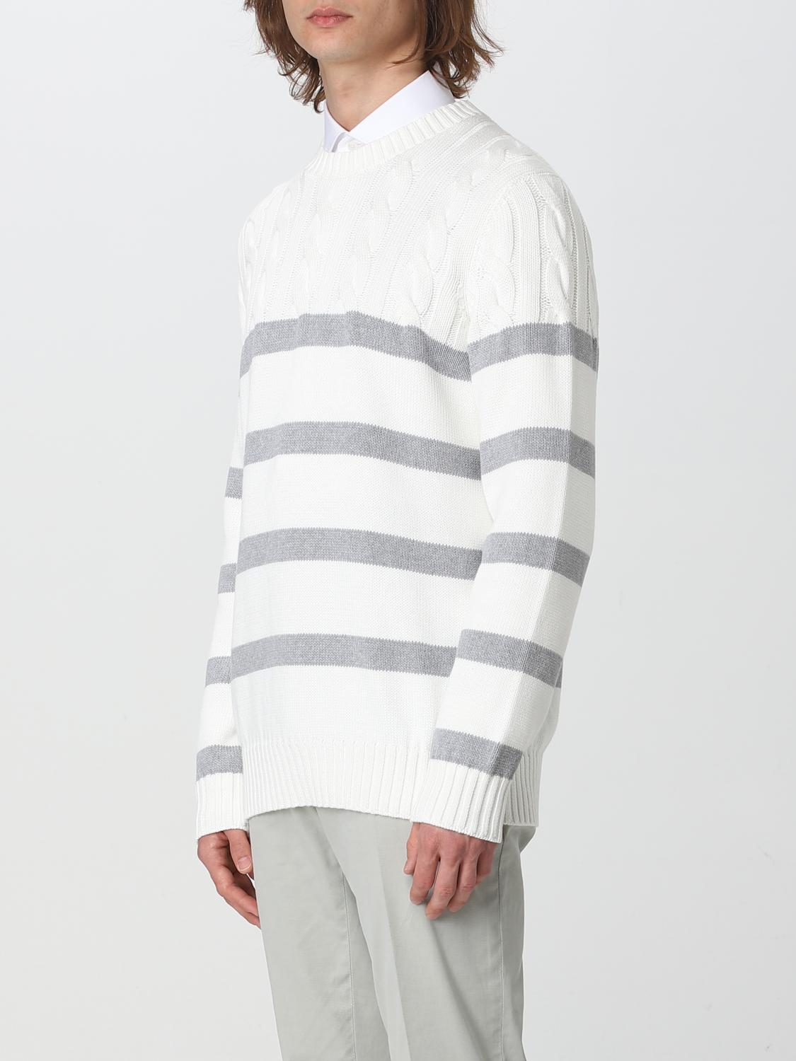 BRUNELLO CUCINELLI PULLOVER: Pullover herren Brunello Cucinelli, Grau - Img 4