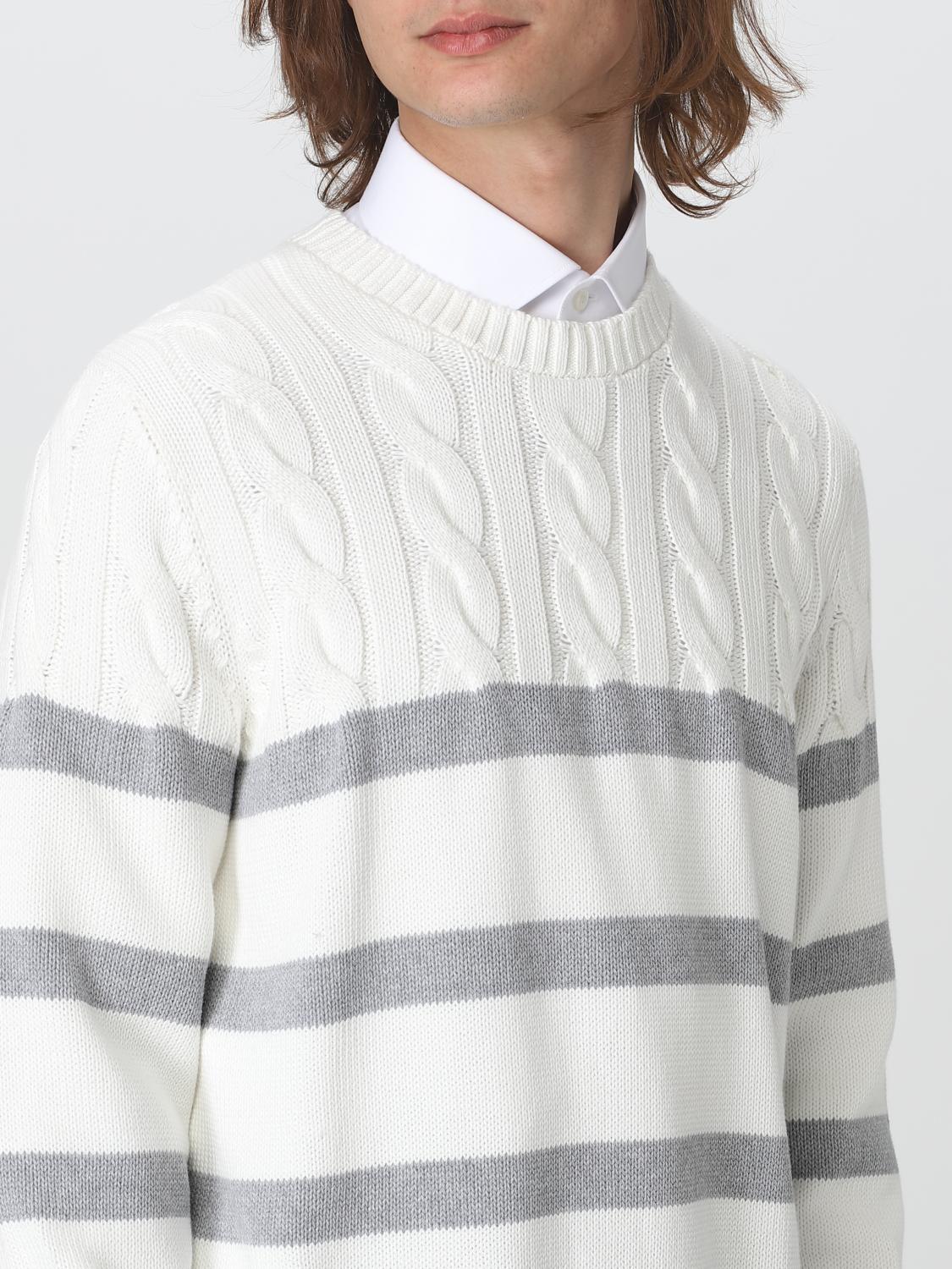 BRUNELLO CUCINELLI PULLOVER: Pullover herren Brunello Cucinelli, Grau - Img 5