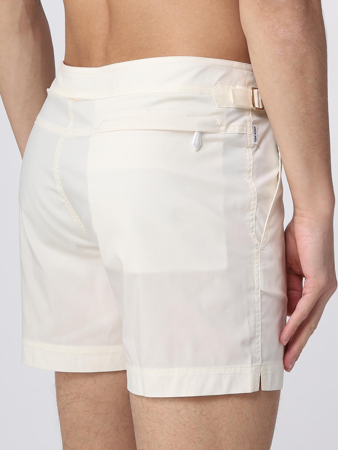 TOM FORD SWIMSUIT: Swimsuit men Tom Ford, White - Img 4