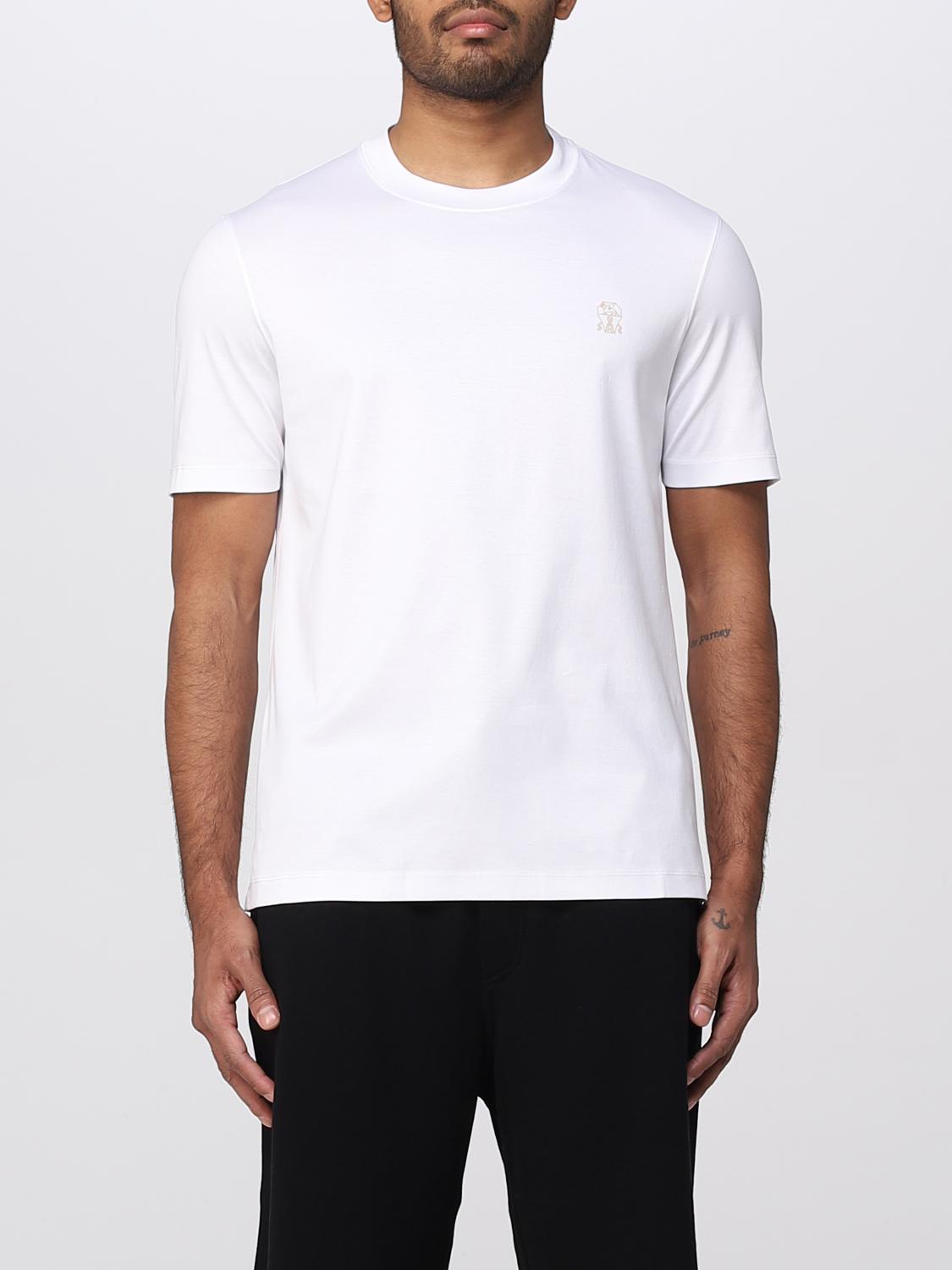 BRUNELLO CUCINELLI: cotton T-shirt - White | Brunello