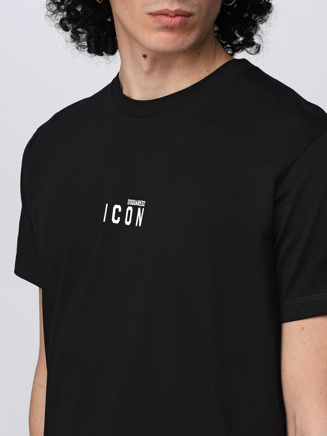 DSQUARED2 T-SHIRT: T-shirt herren Dsquared2, Schwarz - Img 4
