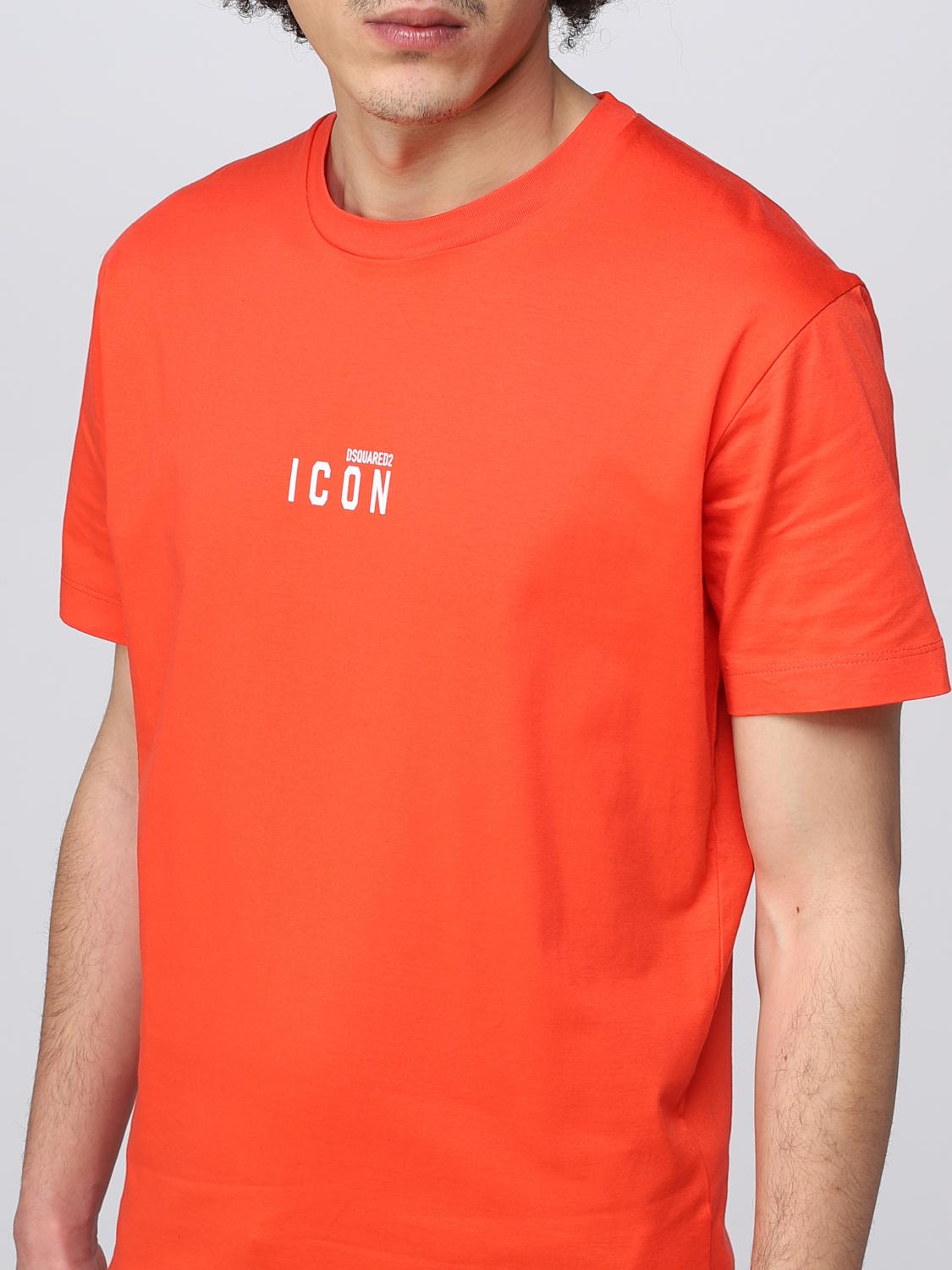 DSQUARED2 T-SHIRT: T-shirt Dsquared2 con logo Icon, Rosso - Img 4