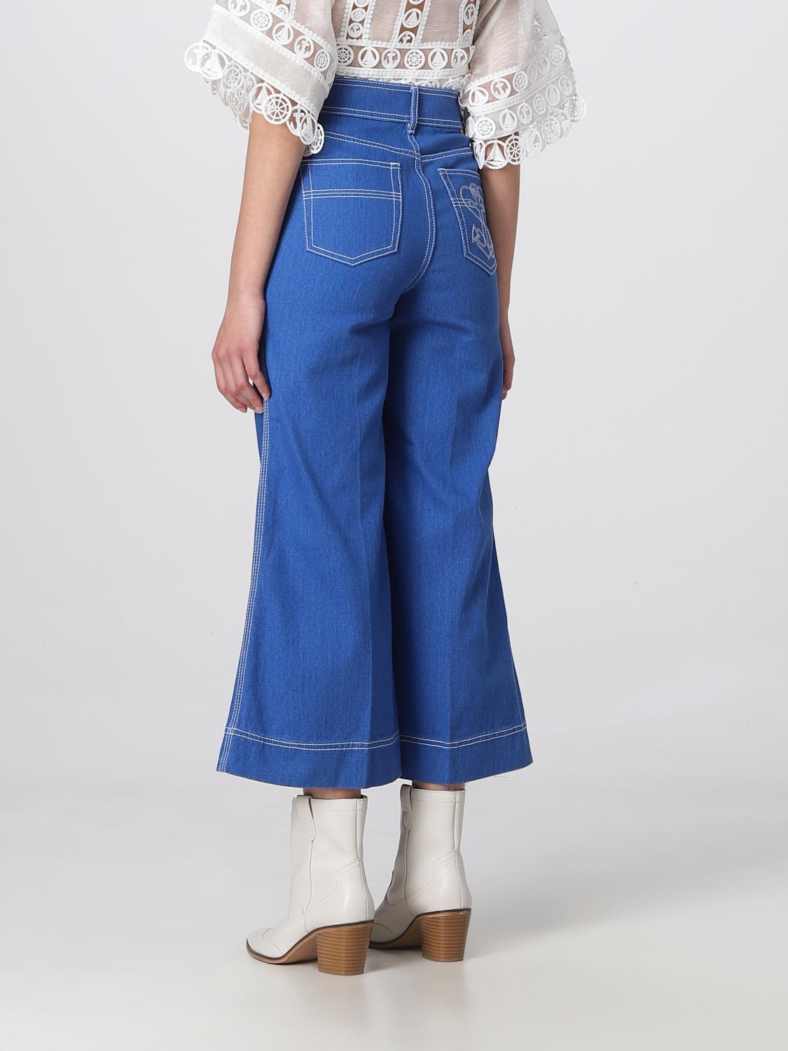 ZIMMERMANN PANTALONI: Pantalone Zimmermann in cotone, Blue - Img 3