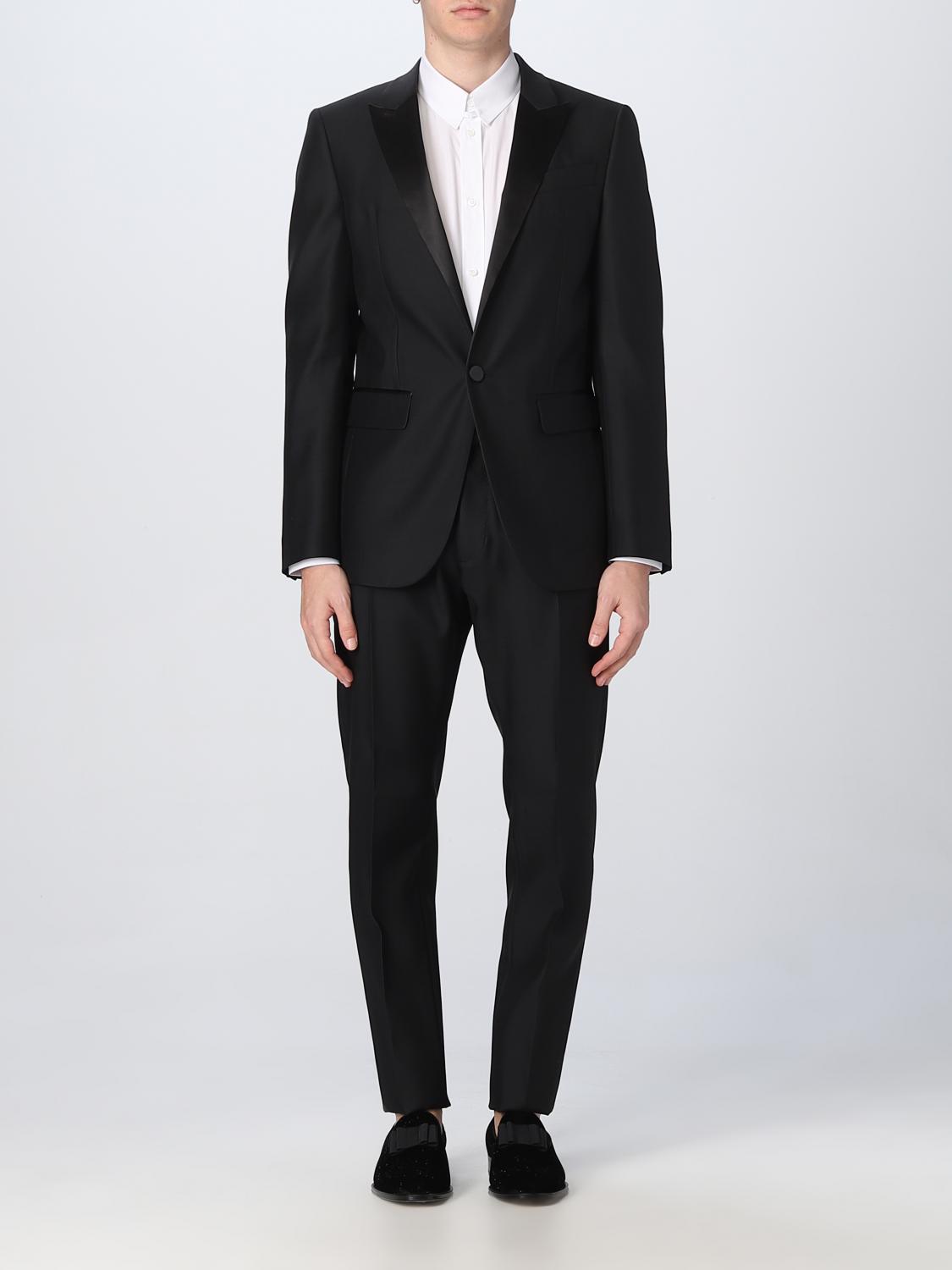 DSQUARED2 SUIT: Berlin Dsquared2 dress in wool and silk, Black - Img 1