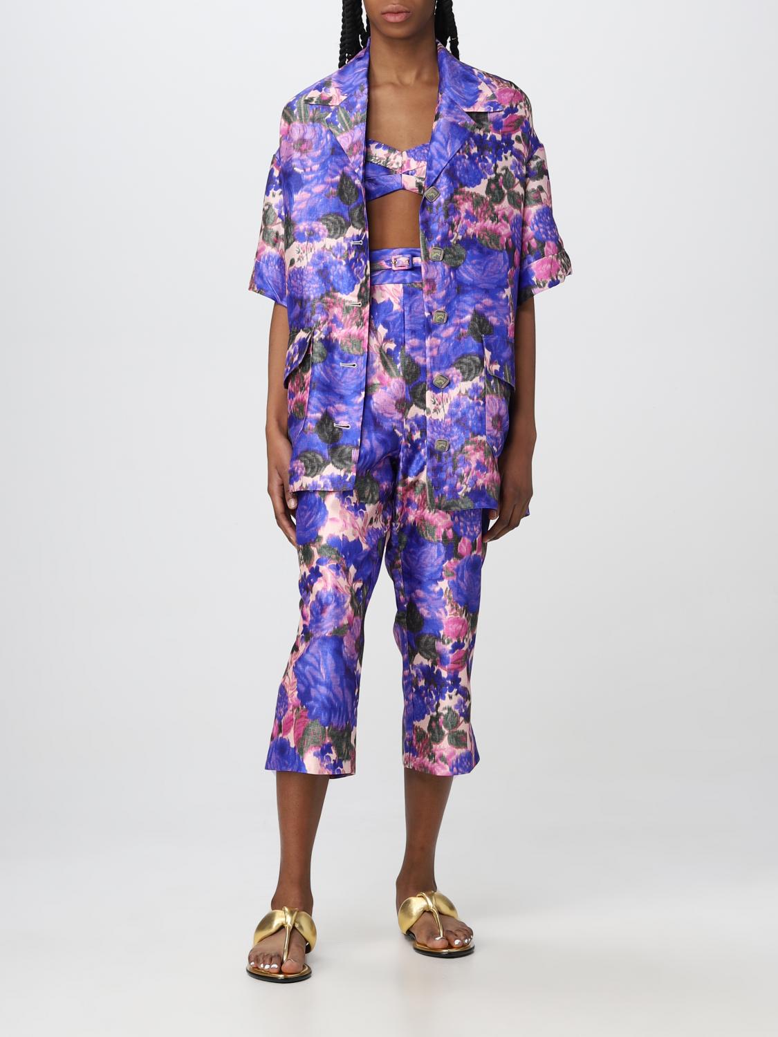 ZIMMERMANN PANTALONES: Pantalón mujer Zimmermann, Violeta - Img 2